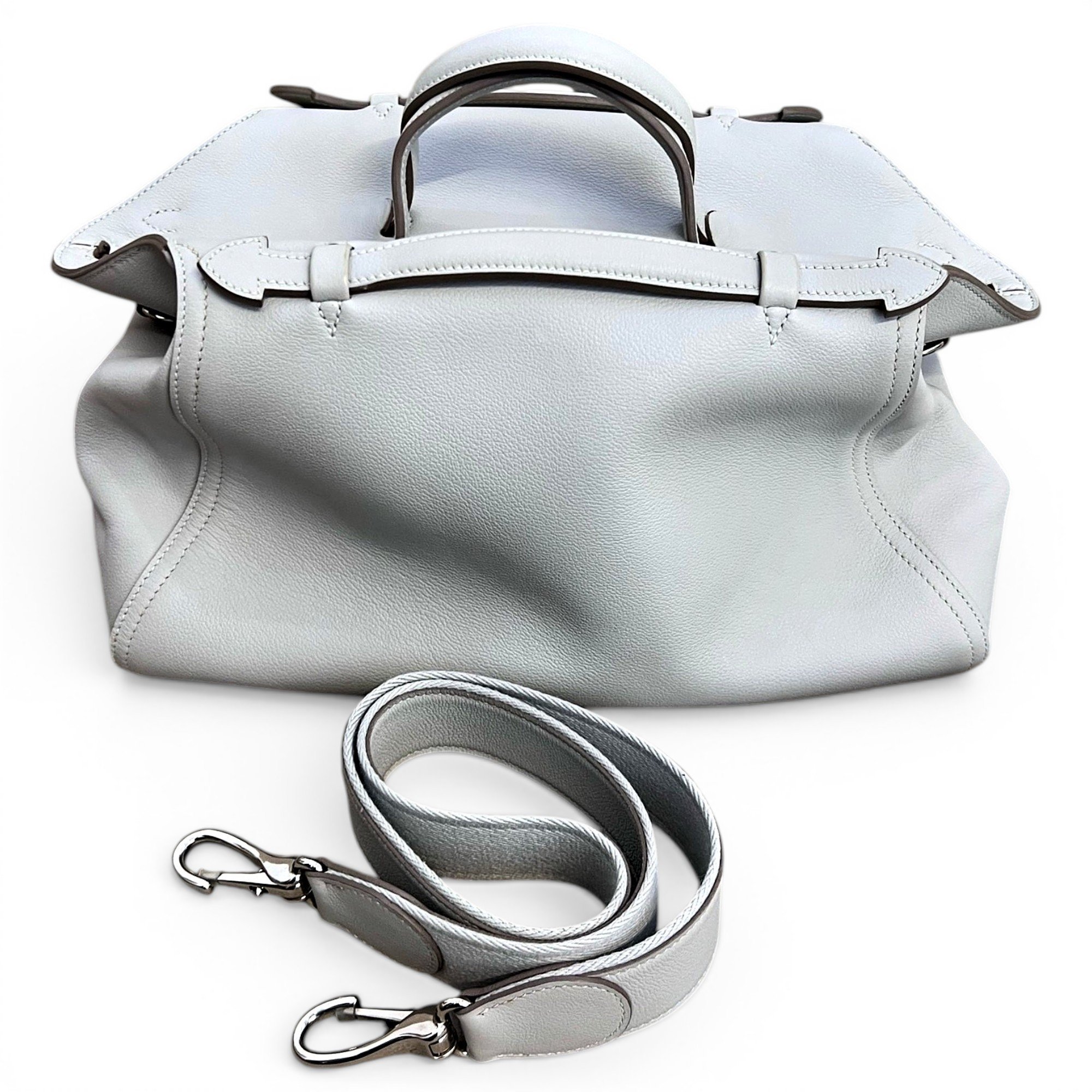 Oxer leather handbag