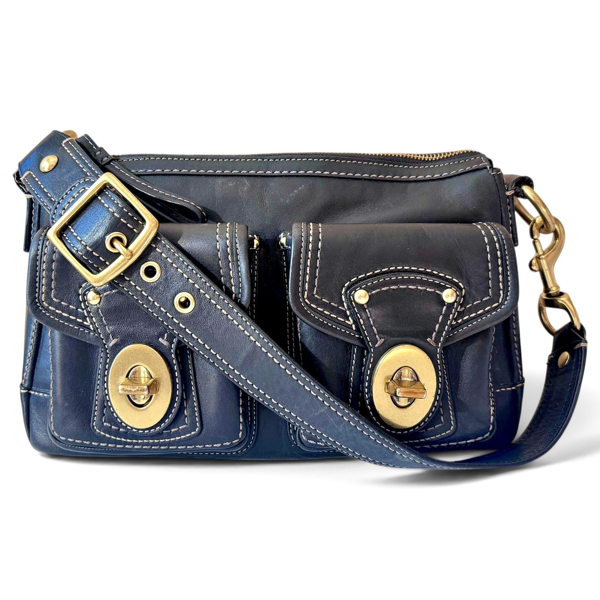 Leather handbag