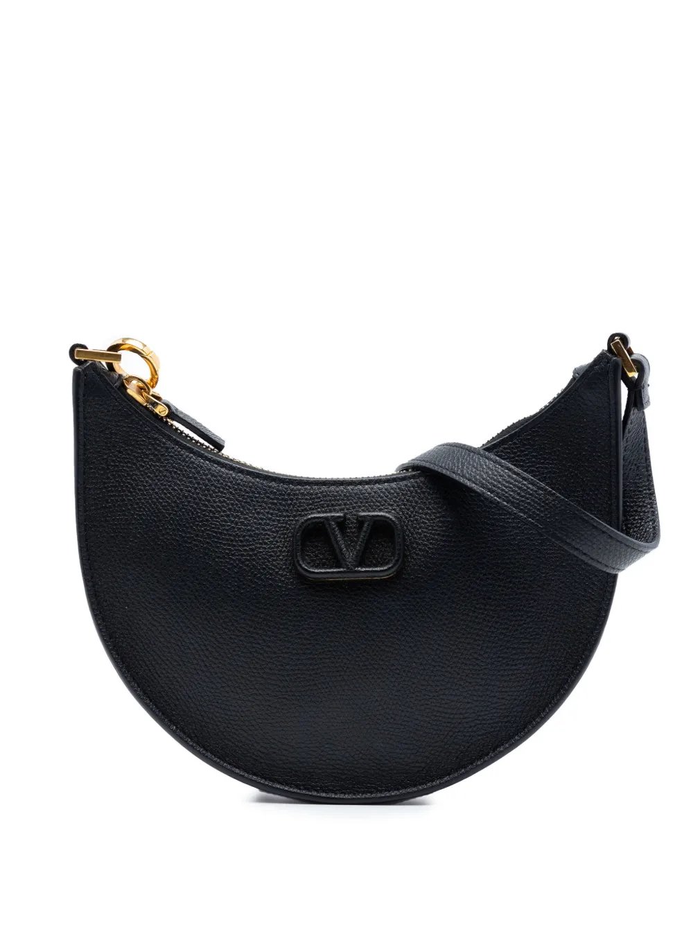 2018-2026 Mini Grainy Calfskin VLogo hobo bag