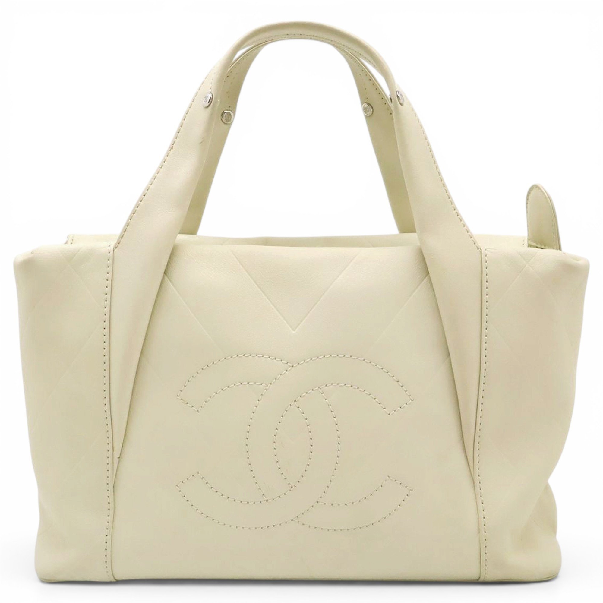 Leather tote