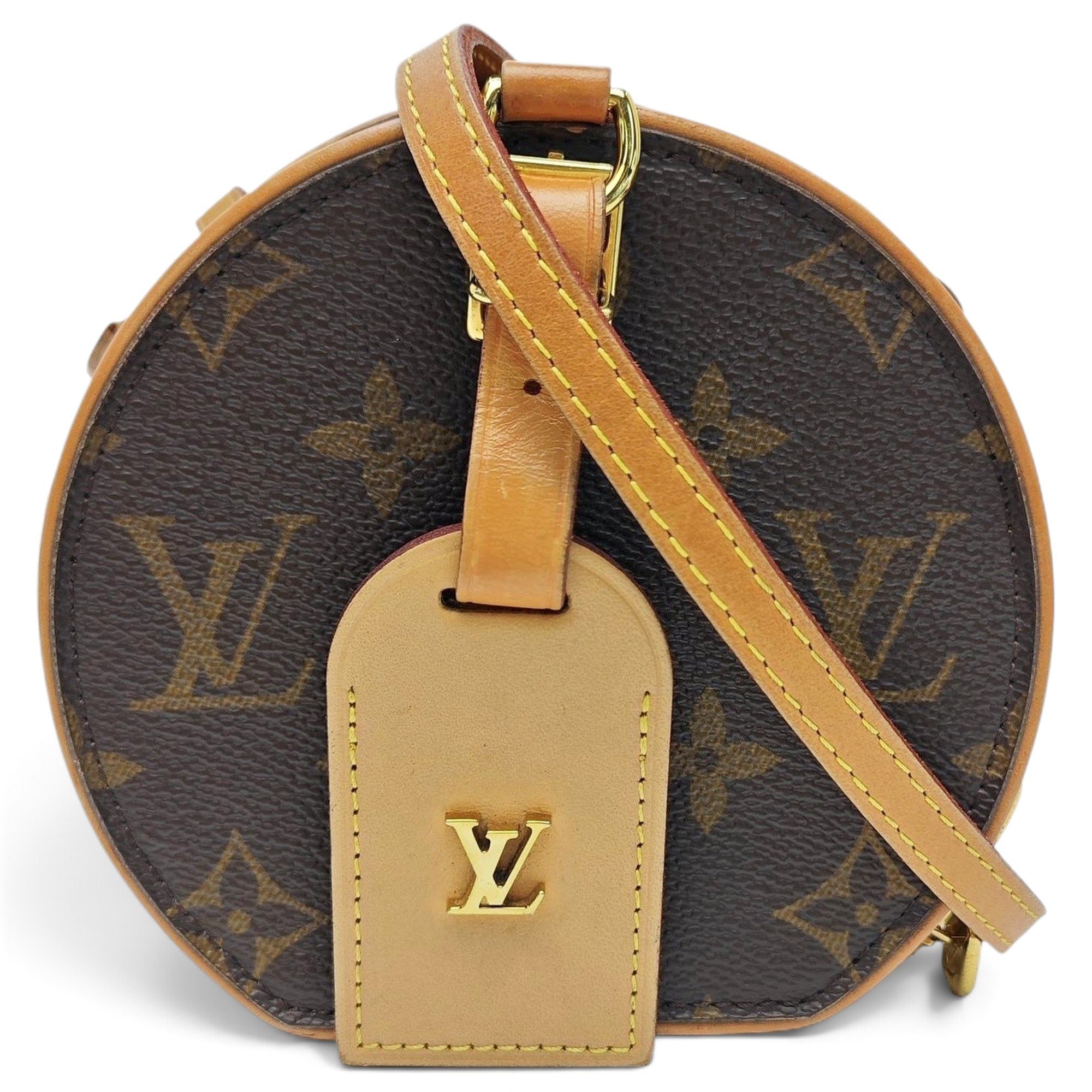 Micro boite chapeau leather handbag