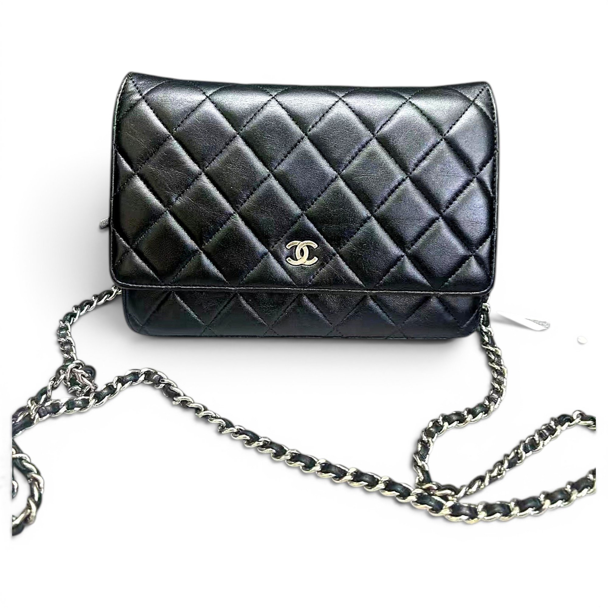 Wallet On Chain Timeless/Classique leather handbag