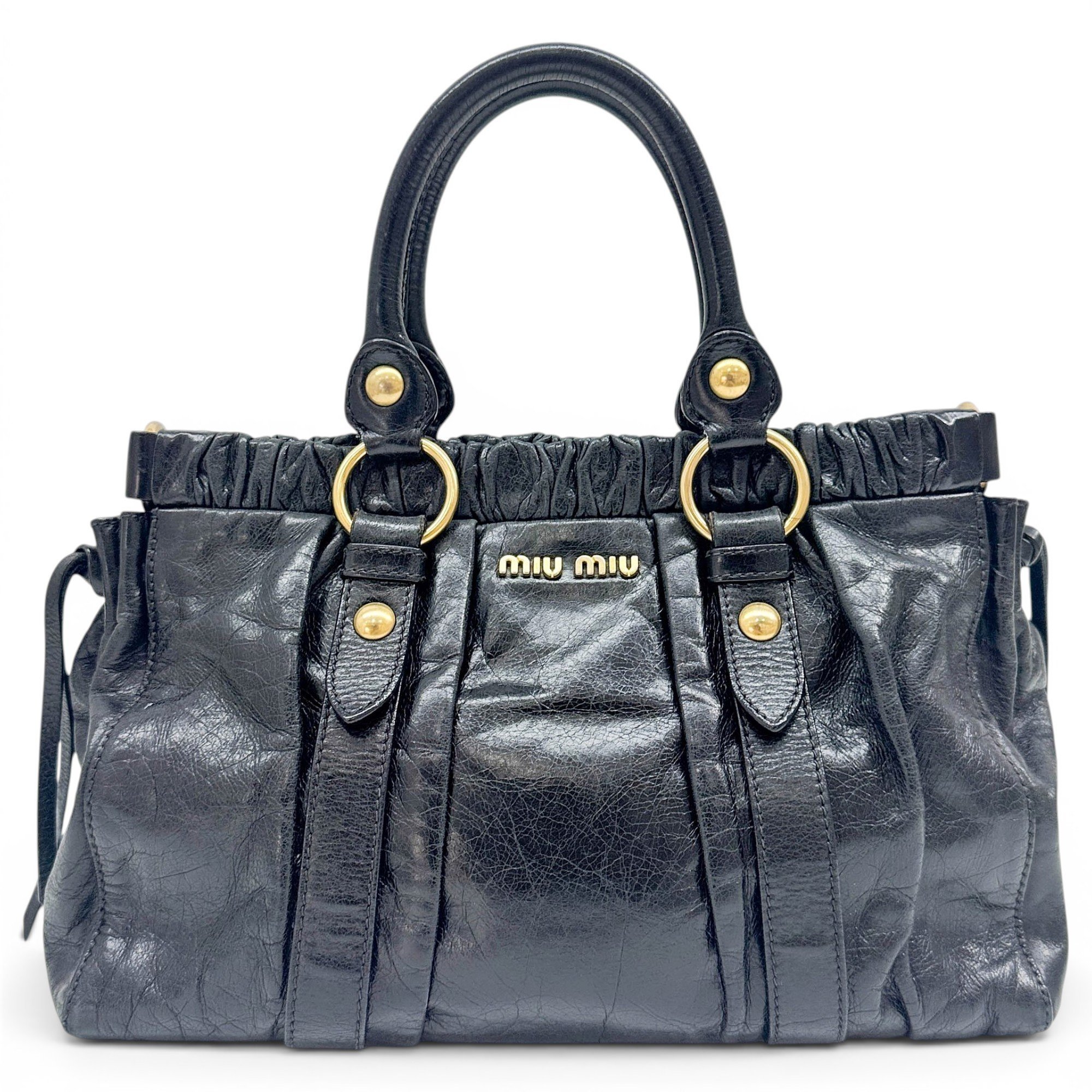 Vitello leather handbag