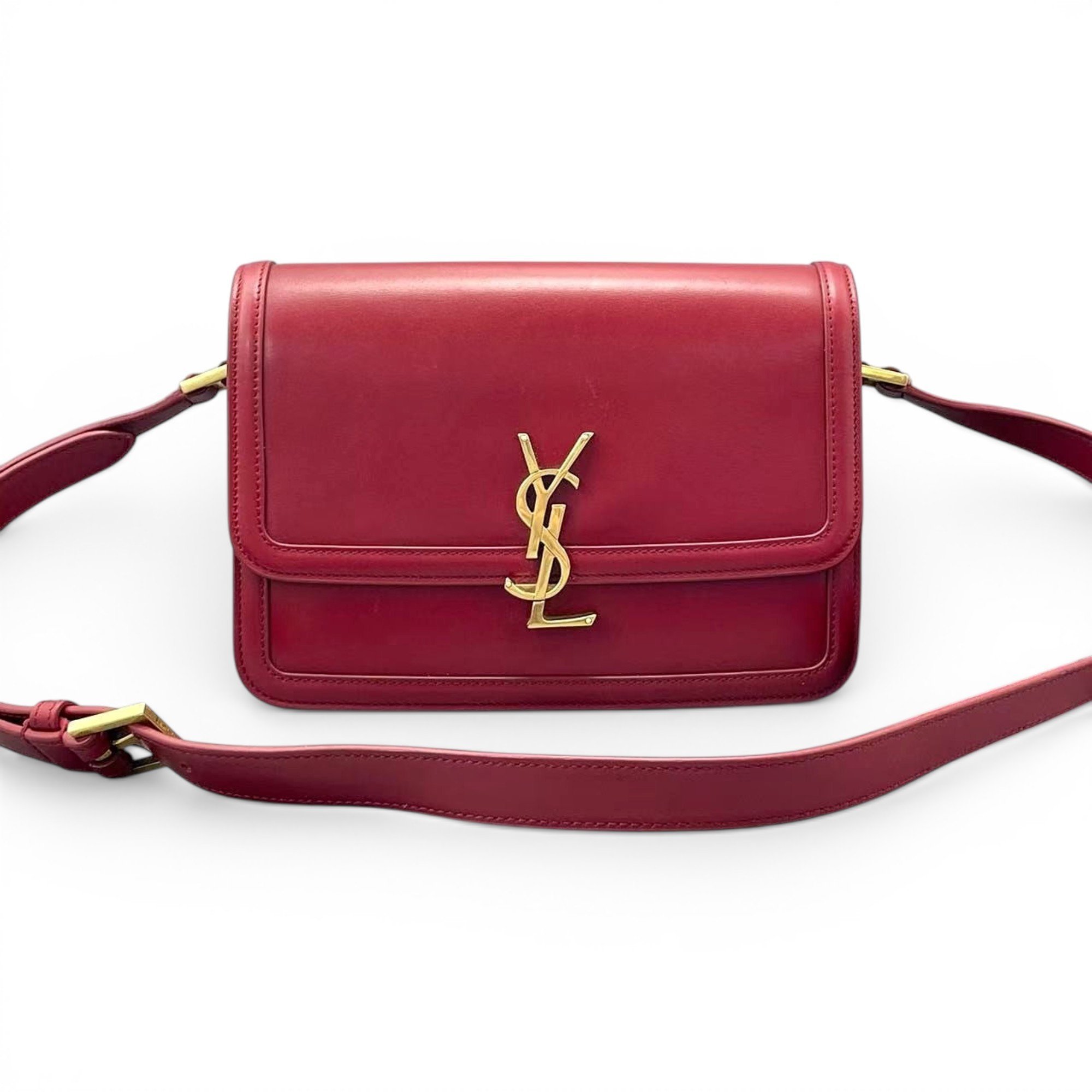 Solférino leather crossbody bag
