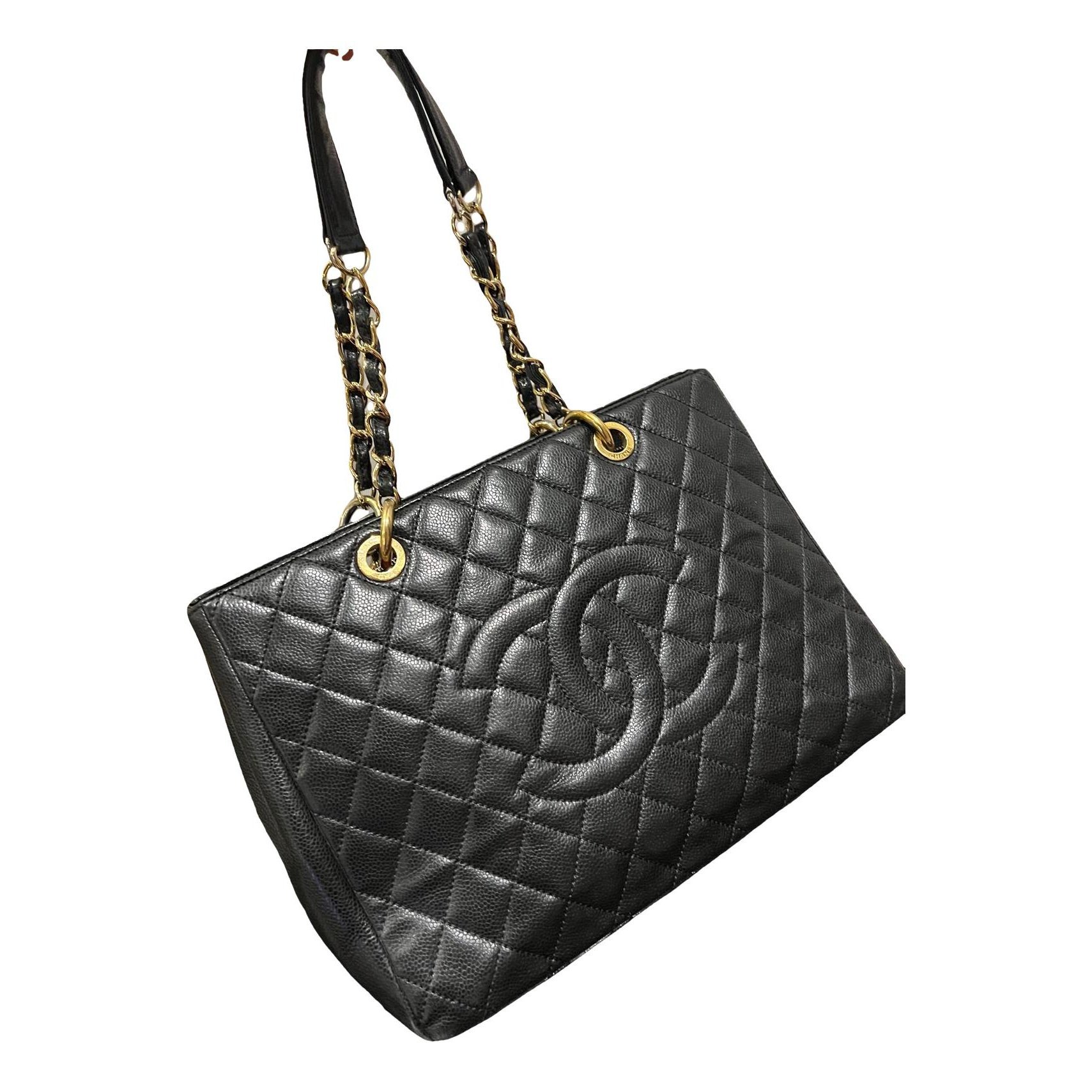 Grand shopping leather tote