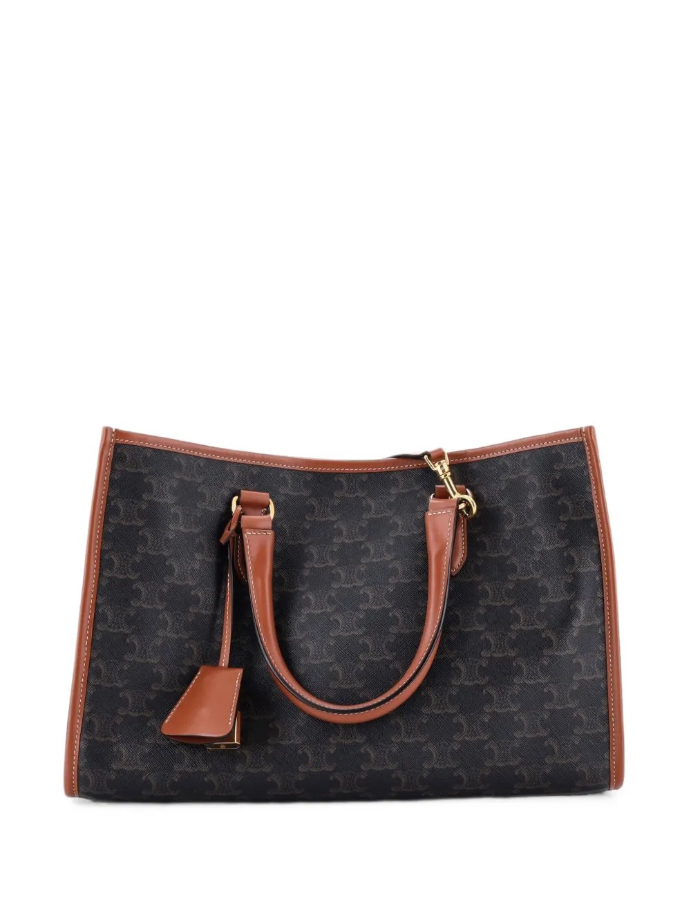 Horizontal Cabas Triomphe Coated Canvas Mini tote bag
