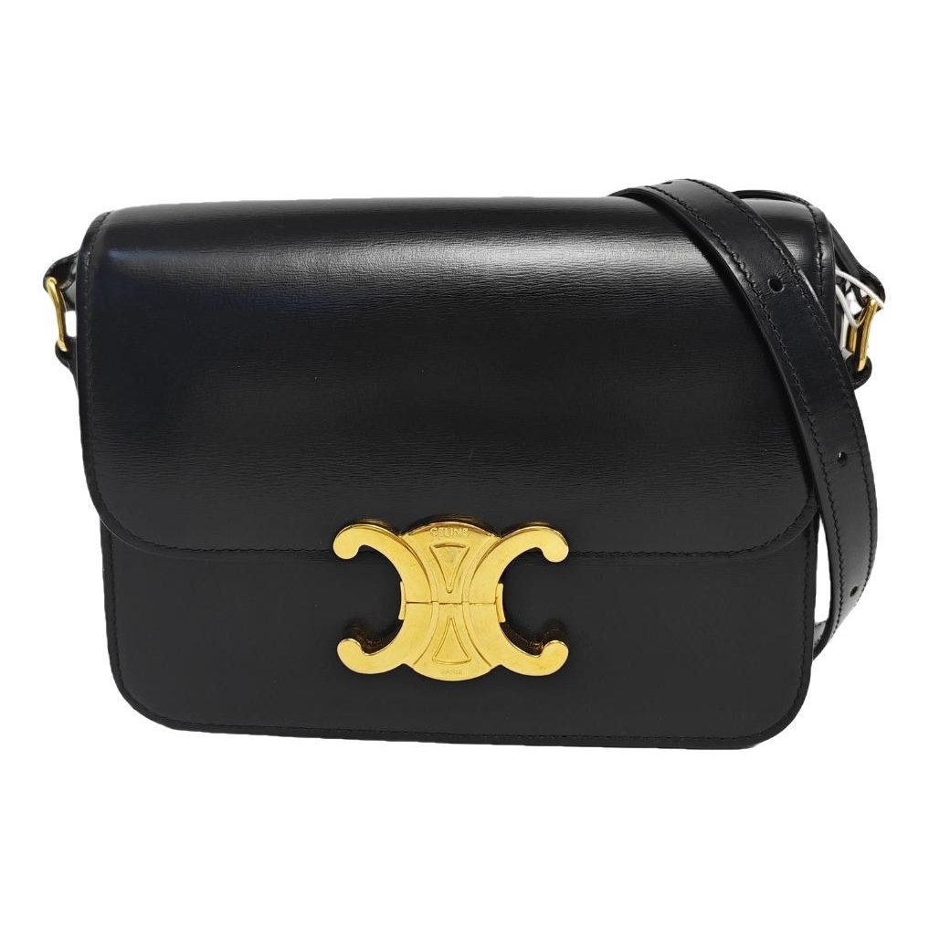 Triomphe leather handbag