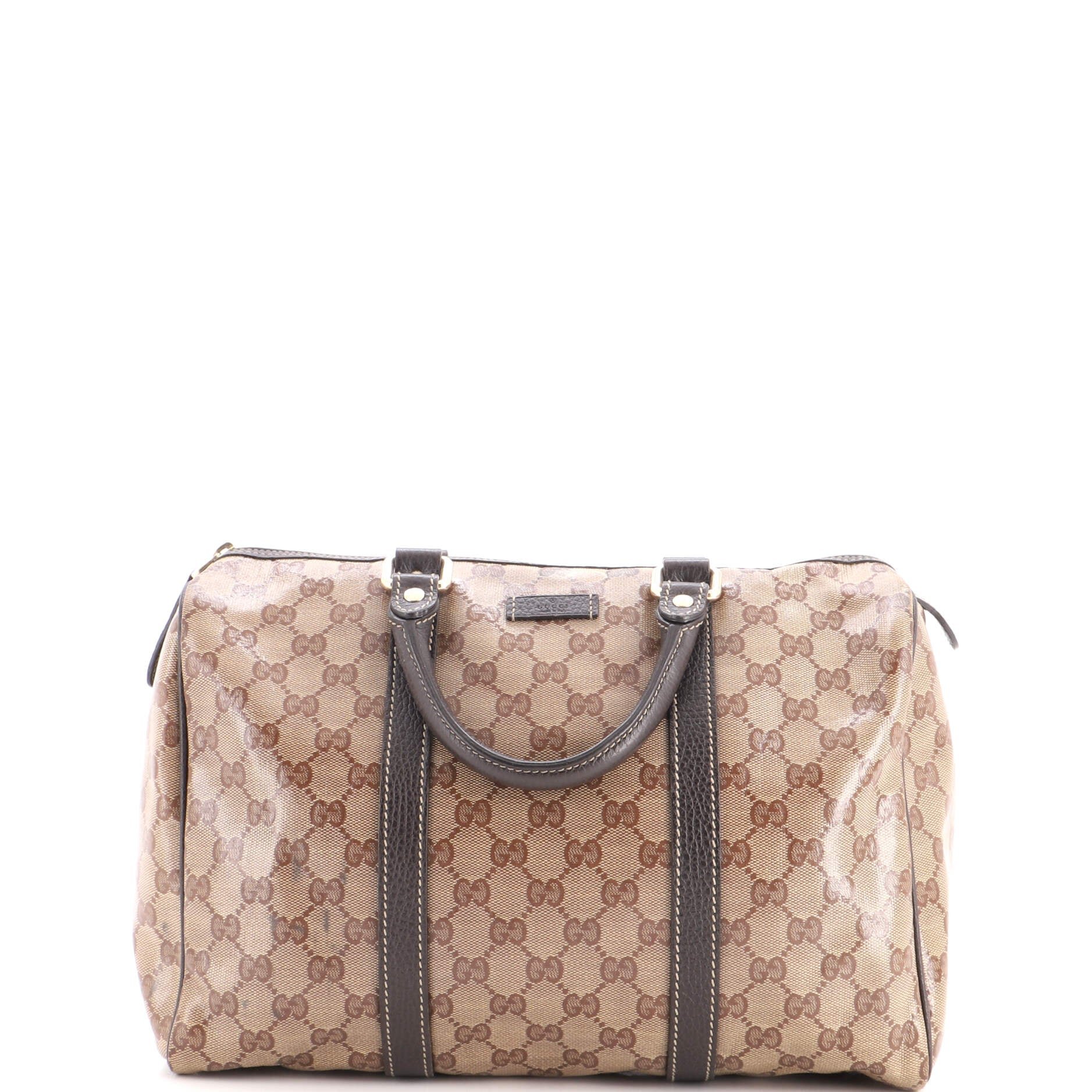 Joy Boston Bag GG Coated Canvas Medium
