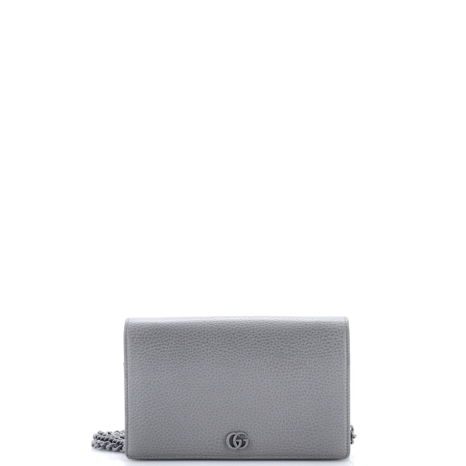 Petite GG Marmont Chain Wallet Leather Mini