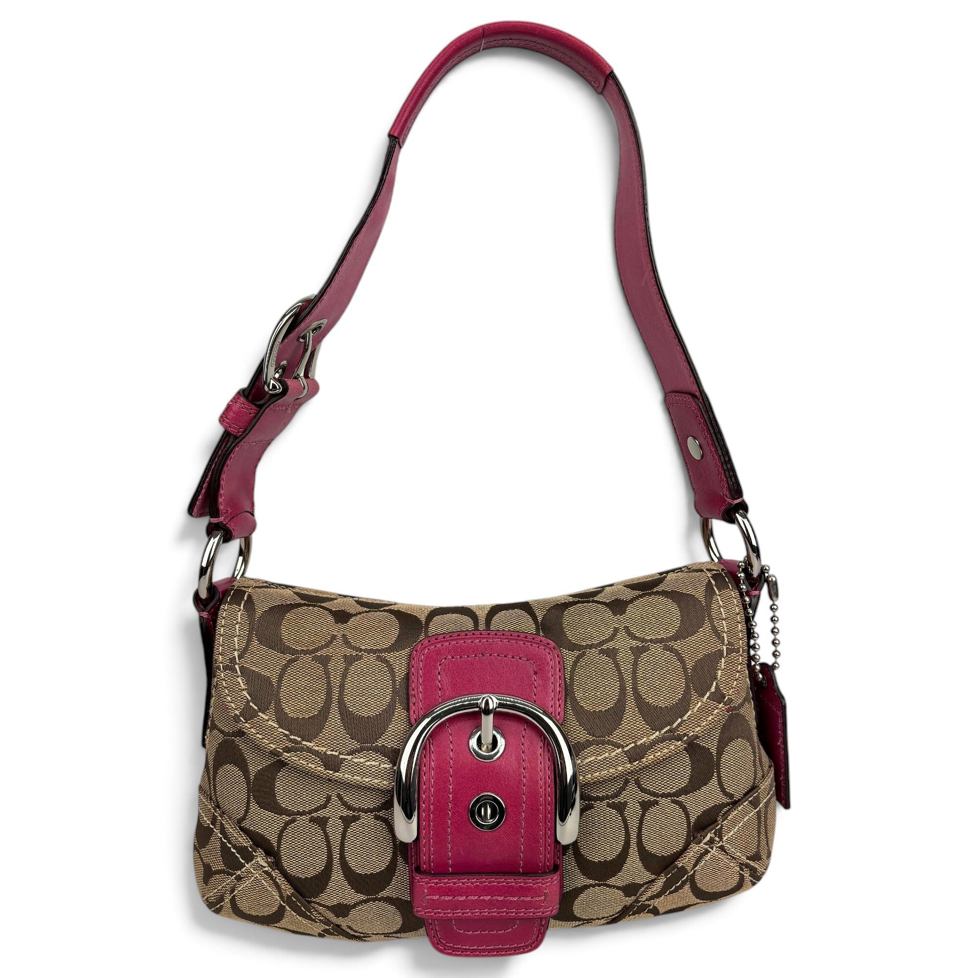 Coach Signature Sufflette cloth handbag