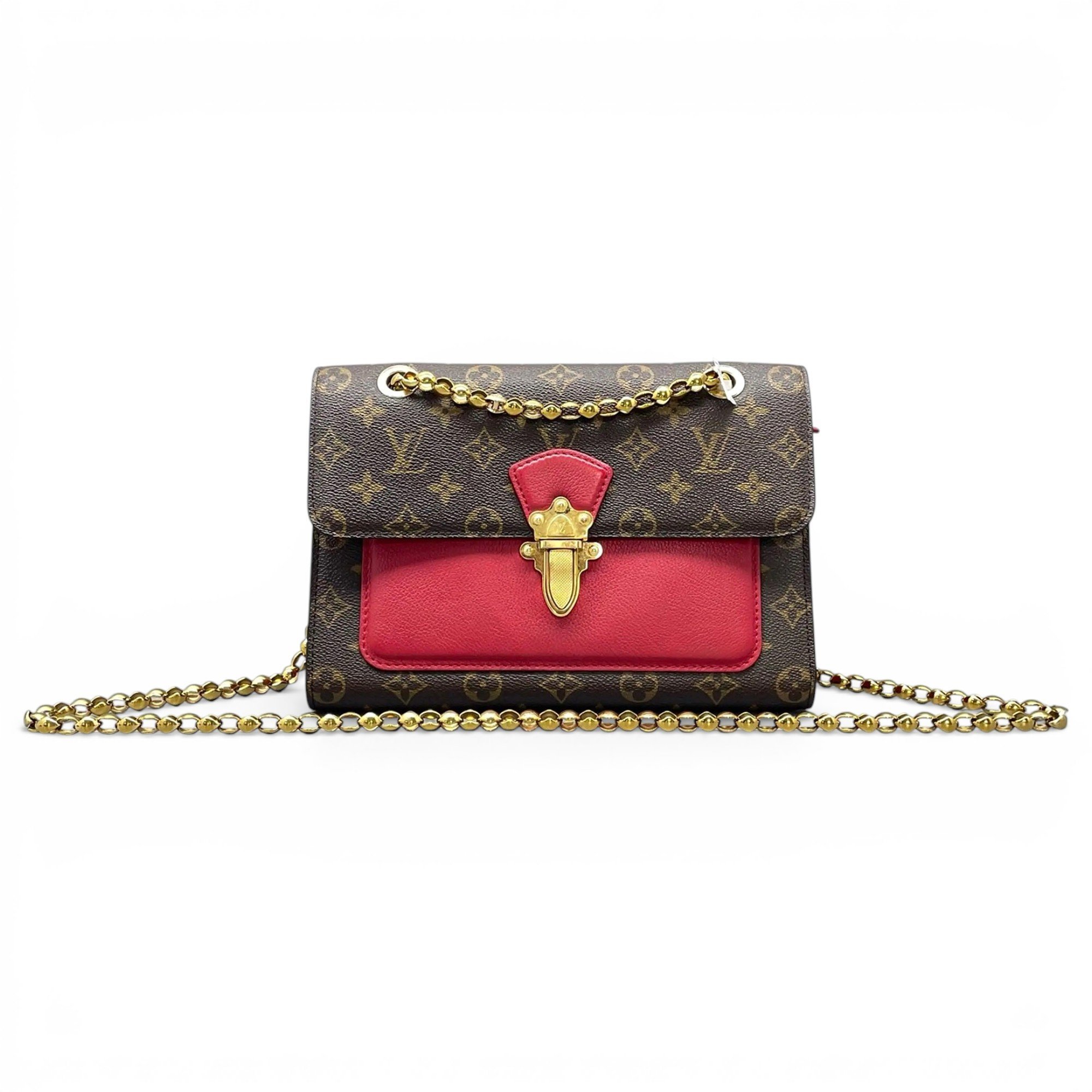 Victoire leather crossbody bag