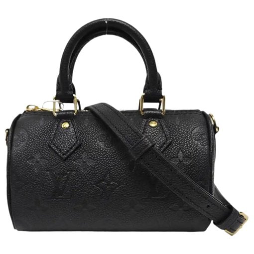 Nano Speedy / Mini HL leather handbag