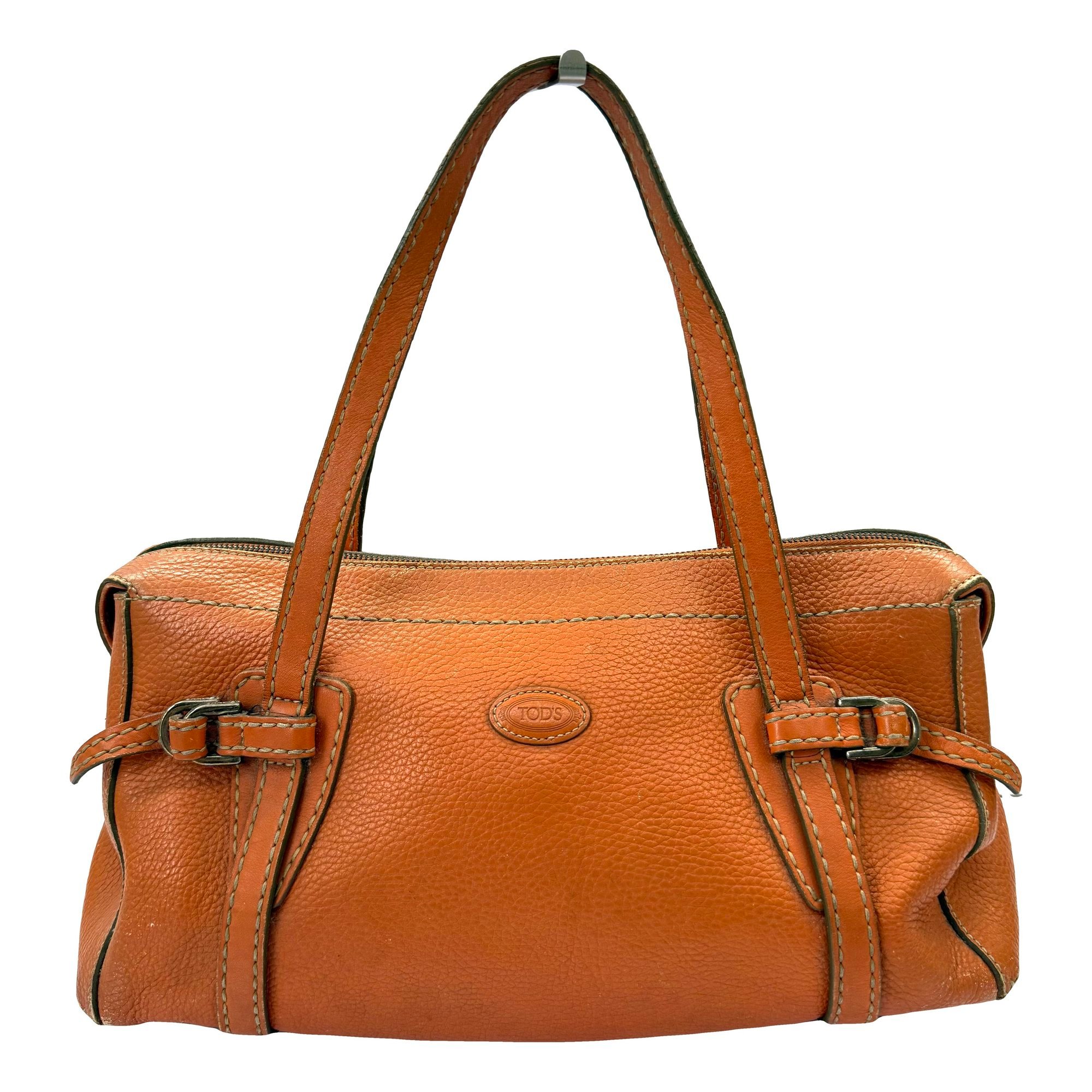 D Bag leather handbag