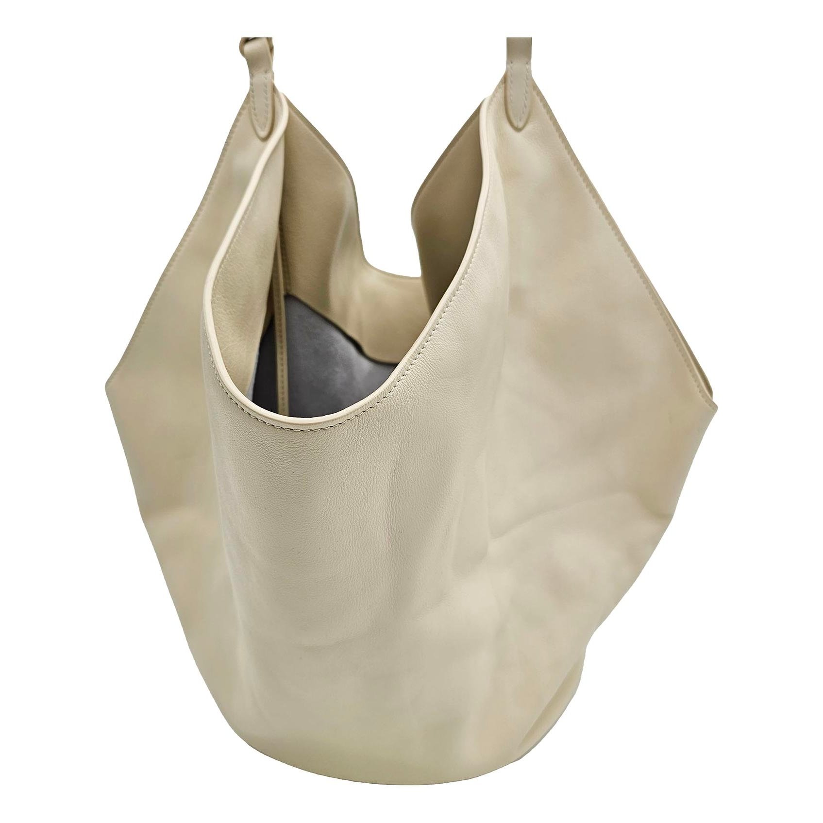 Khaite Lotus leather tote