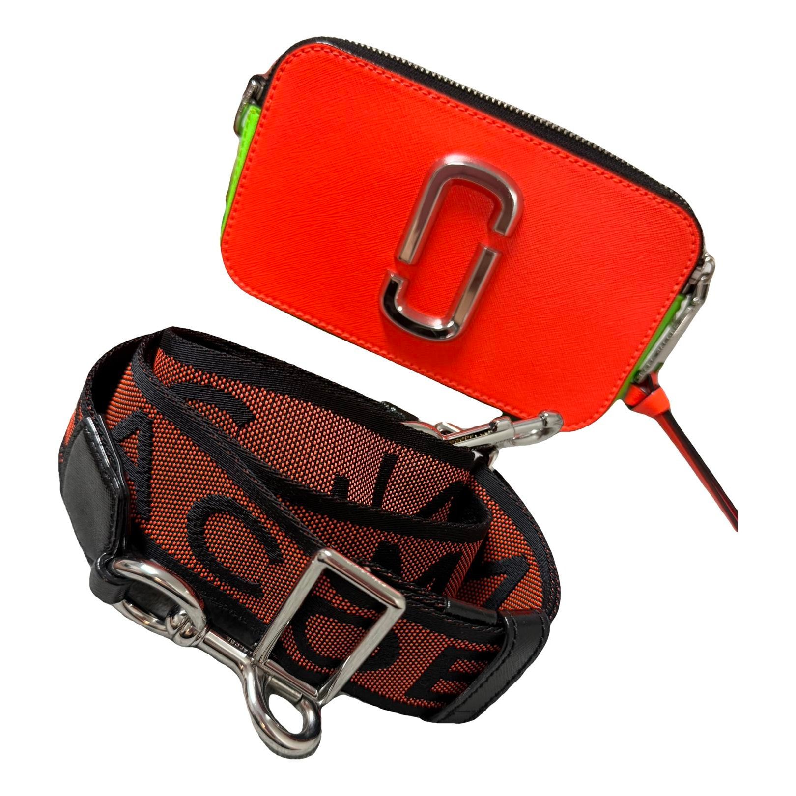 Snapshot leather crossbody bag
