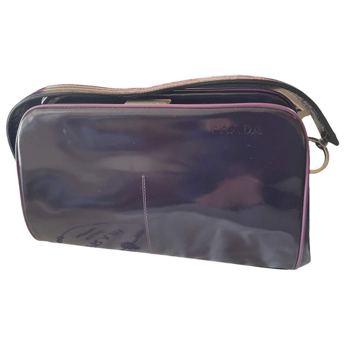 Patent leather handbag