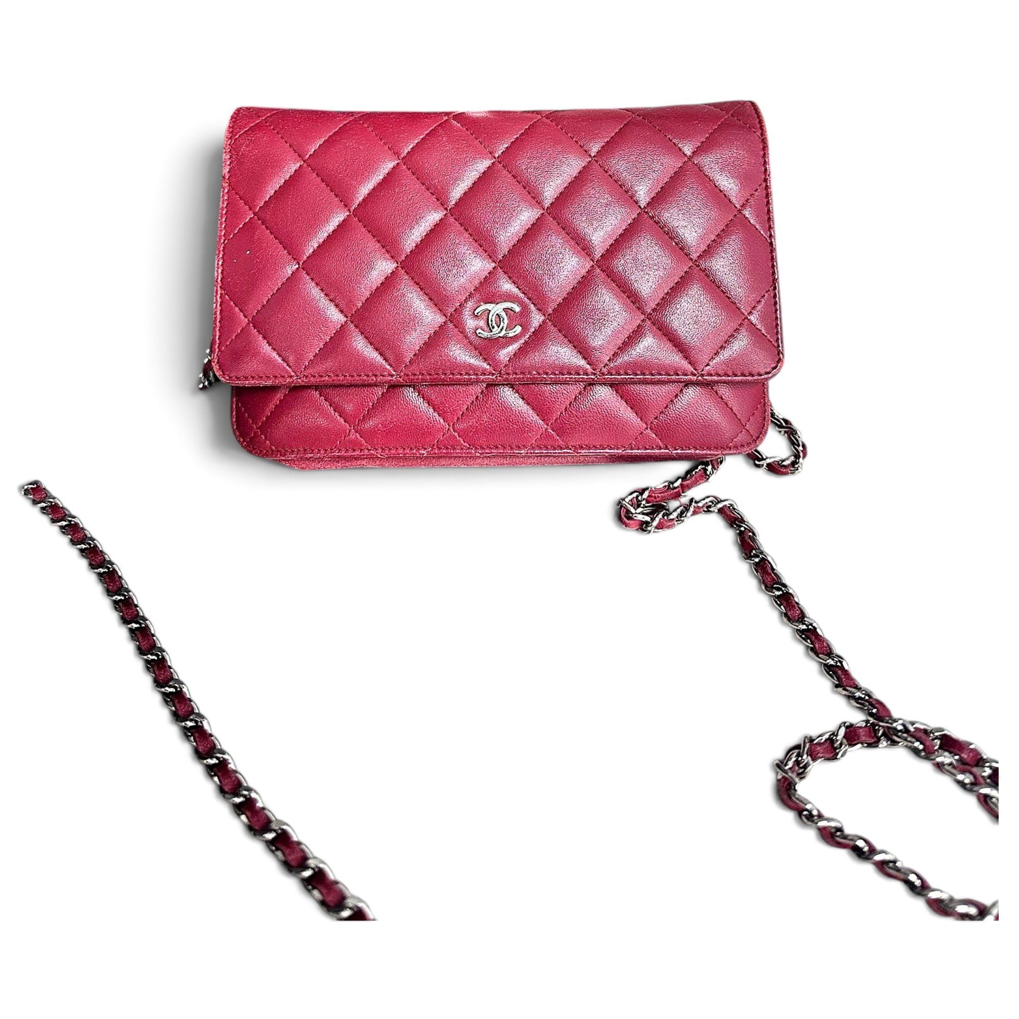 Wallet On Chain Timeless/Classique leather crossbody bag