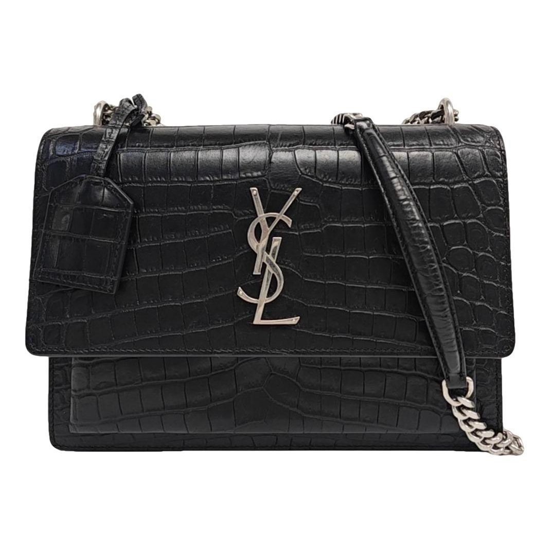 Sunset leather crossbody bag