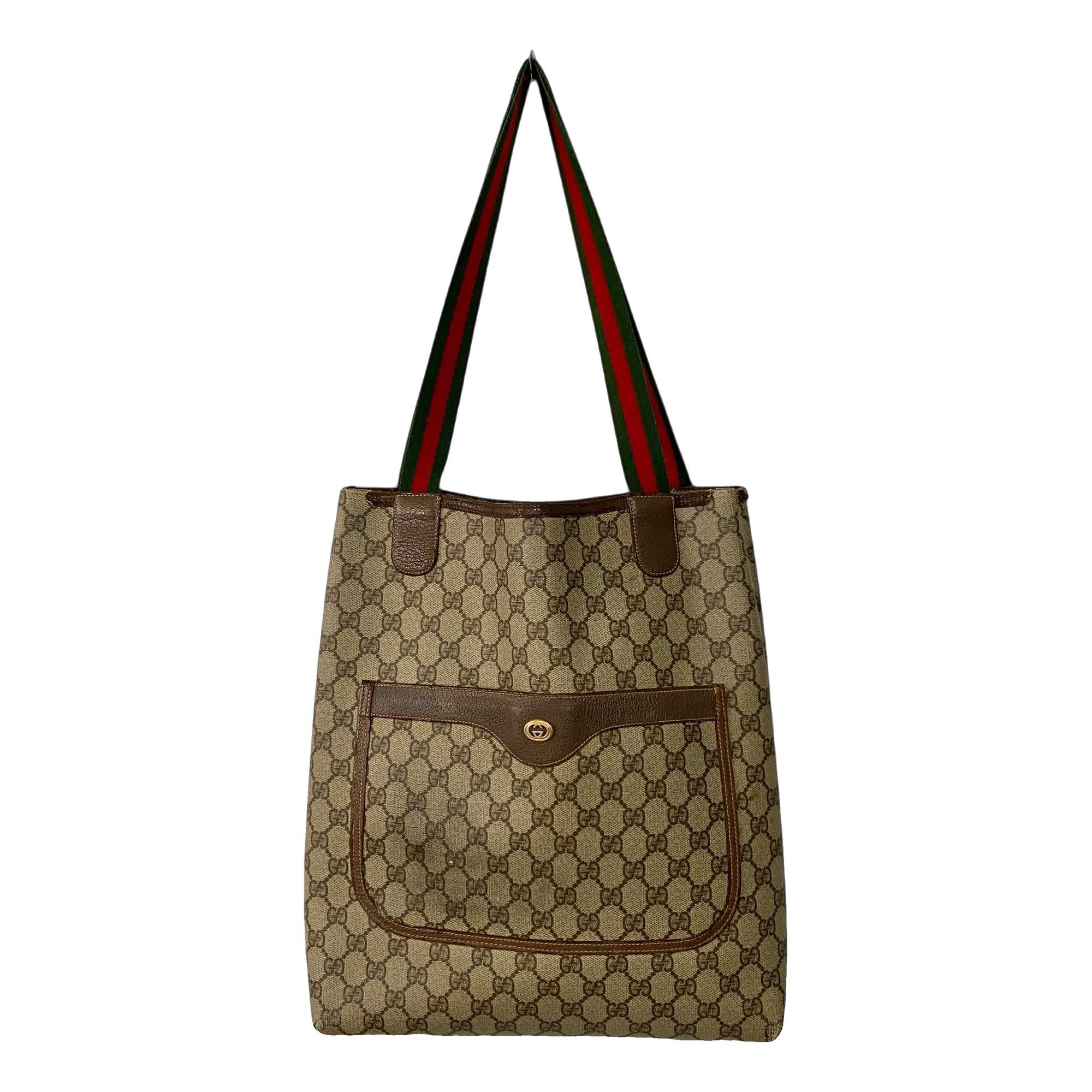 Leather tote