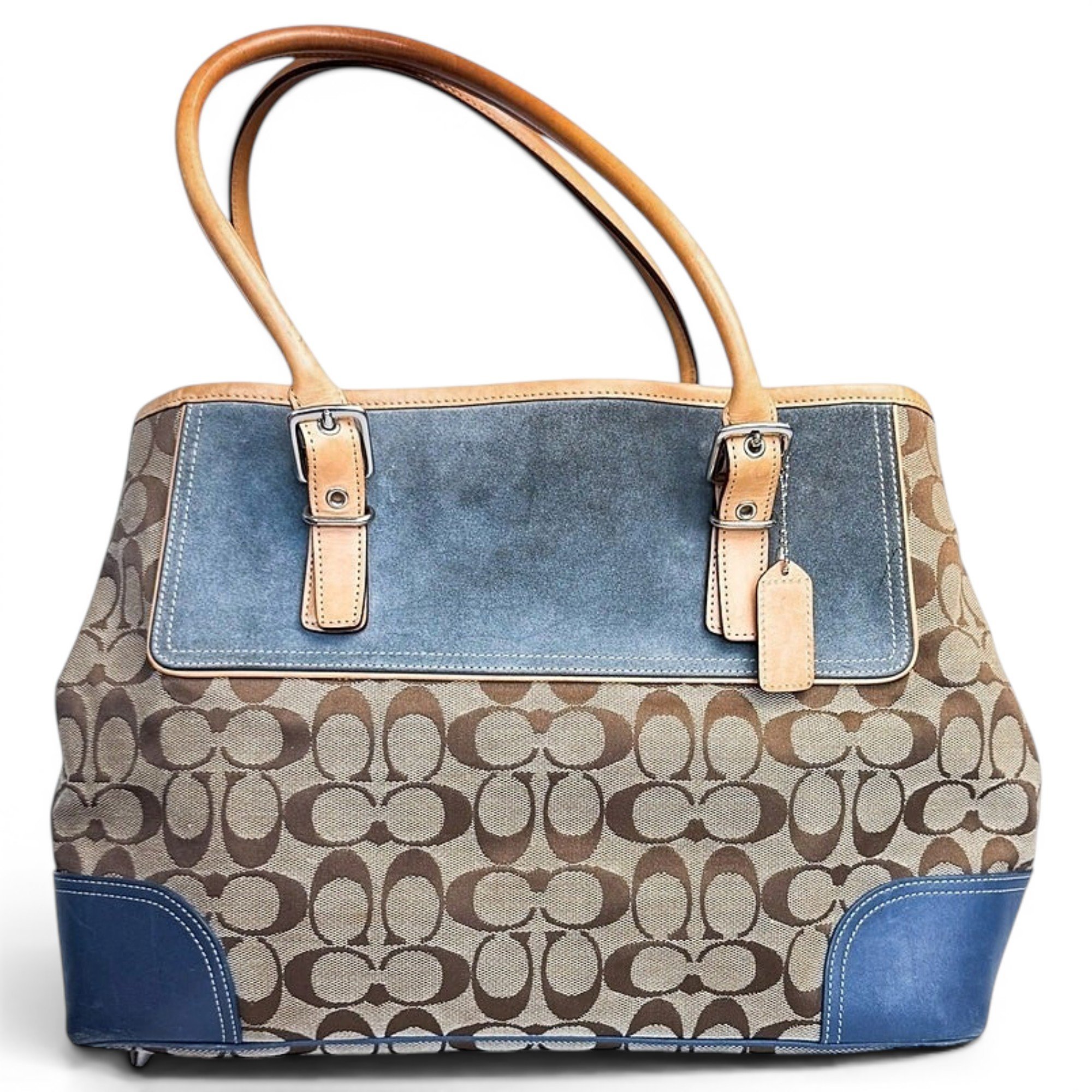 Leather tote