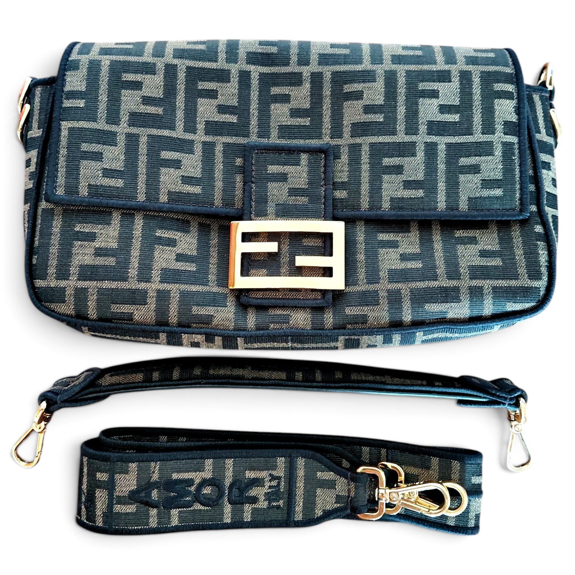 Fendi Baguette cloth handbag