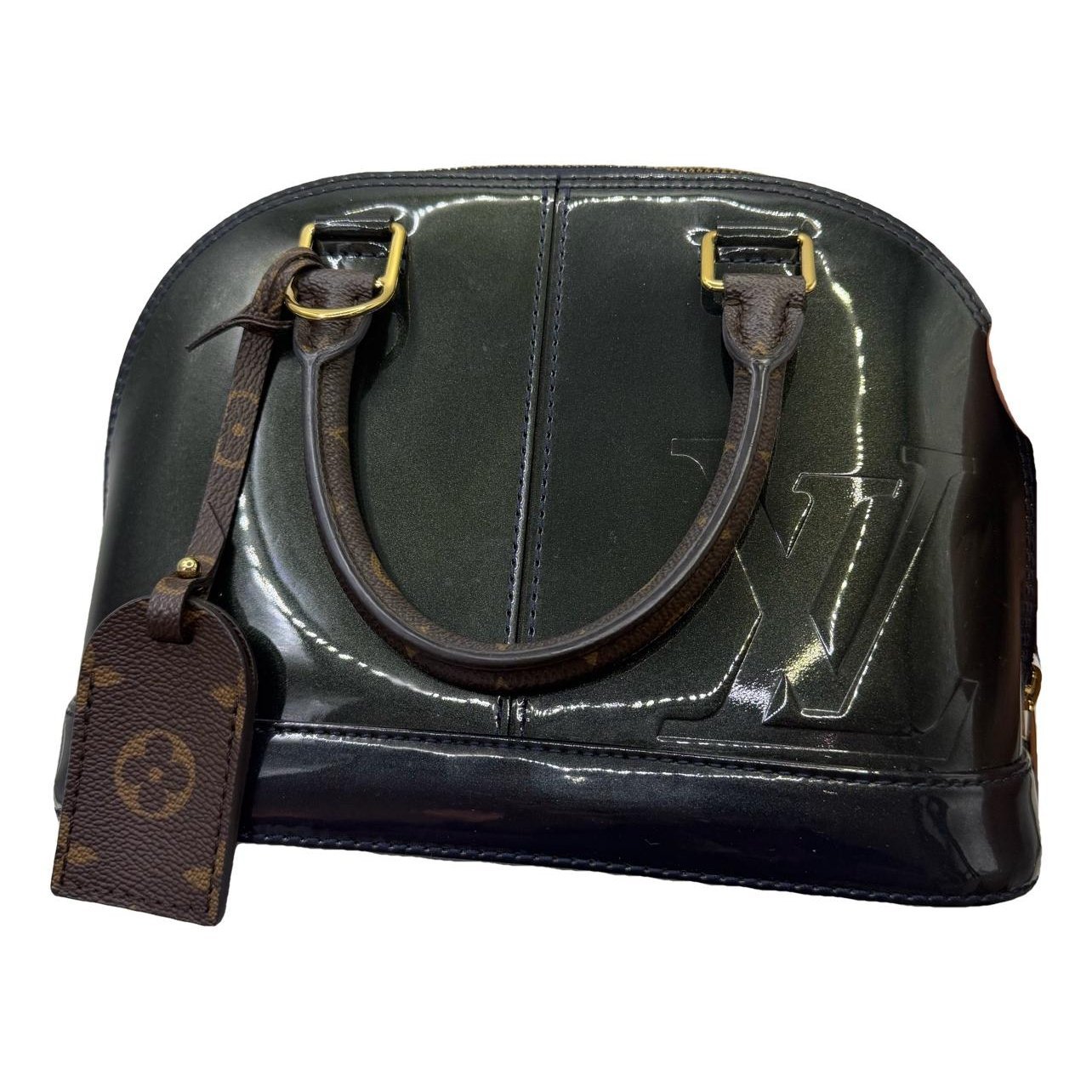 Alma BB patent leather handbag
