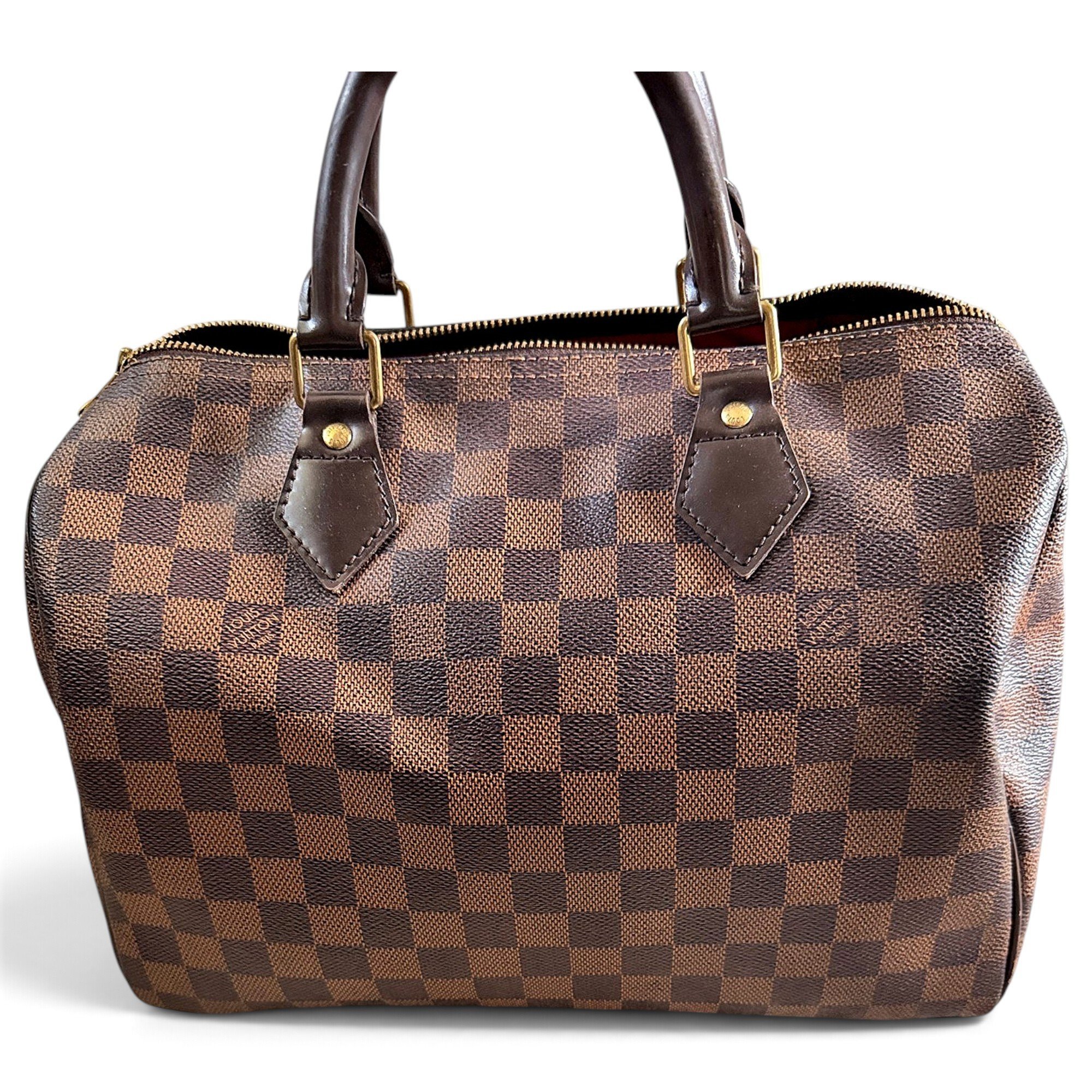 Speedy leather handbag