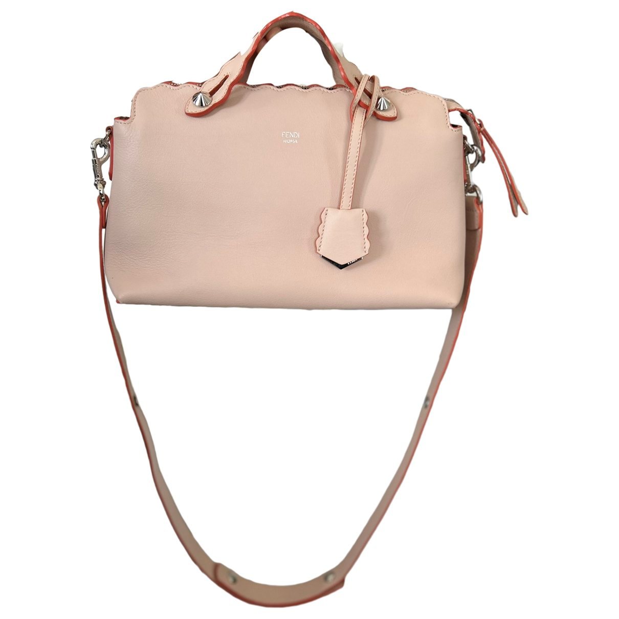 Peekaboo regular pocket leather handbag