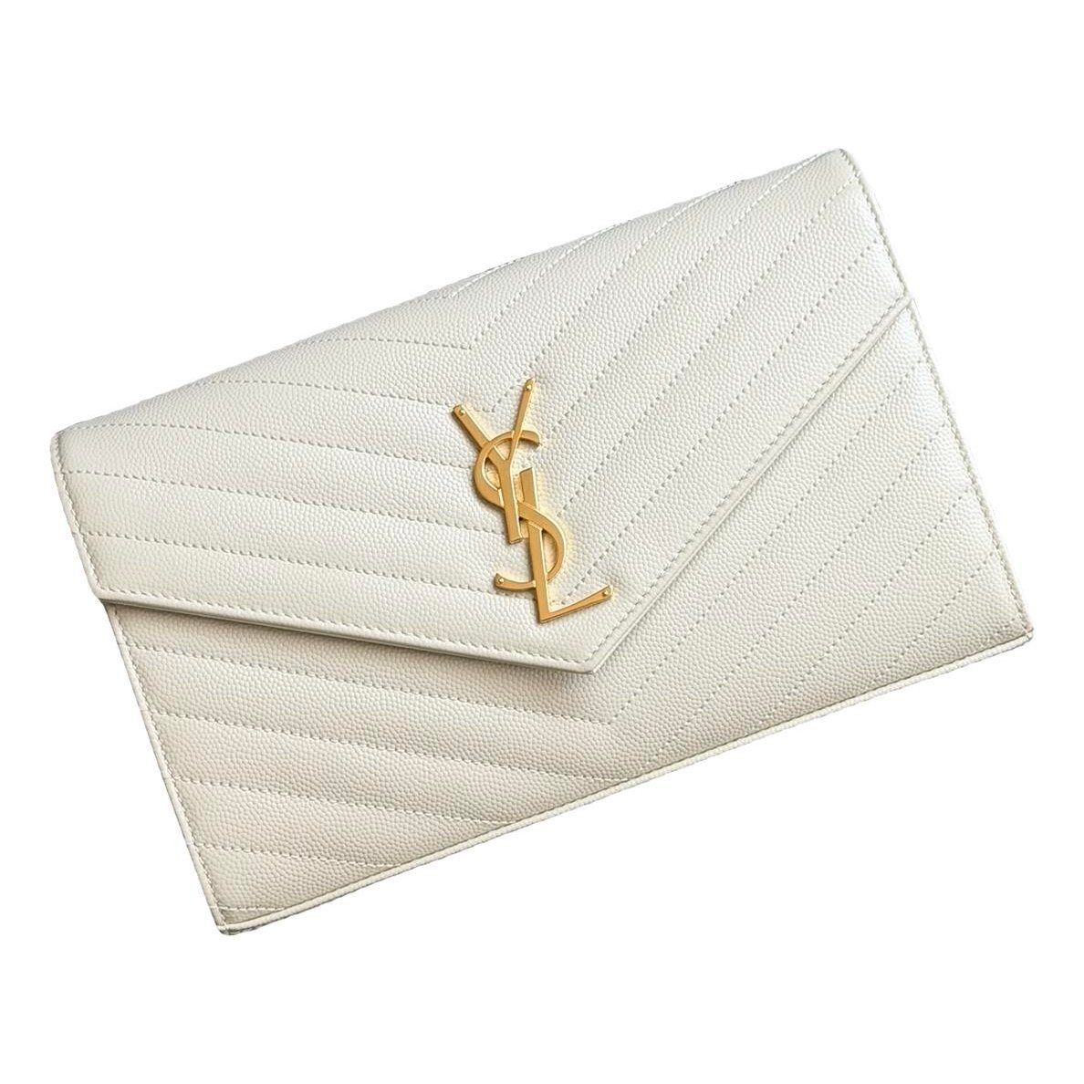 Portefeuille enveloppe leather crossbody bag
