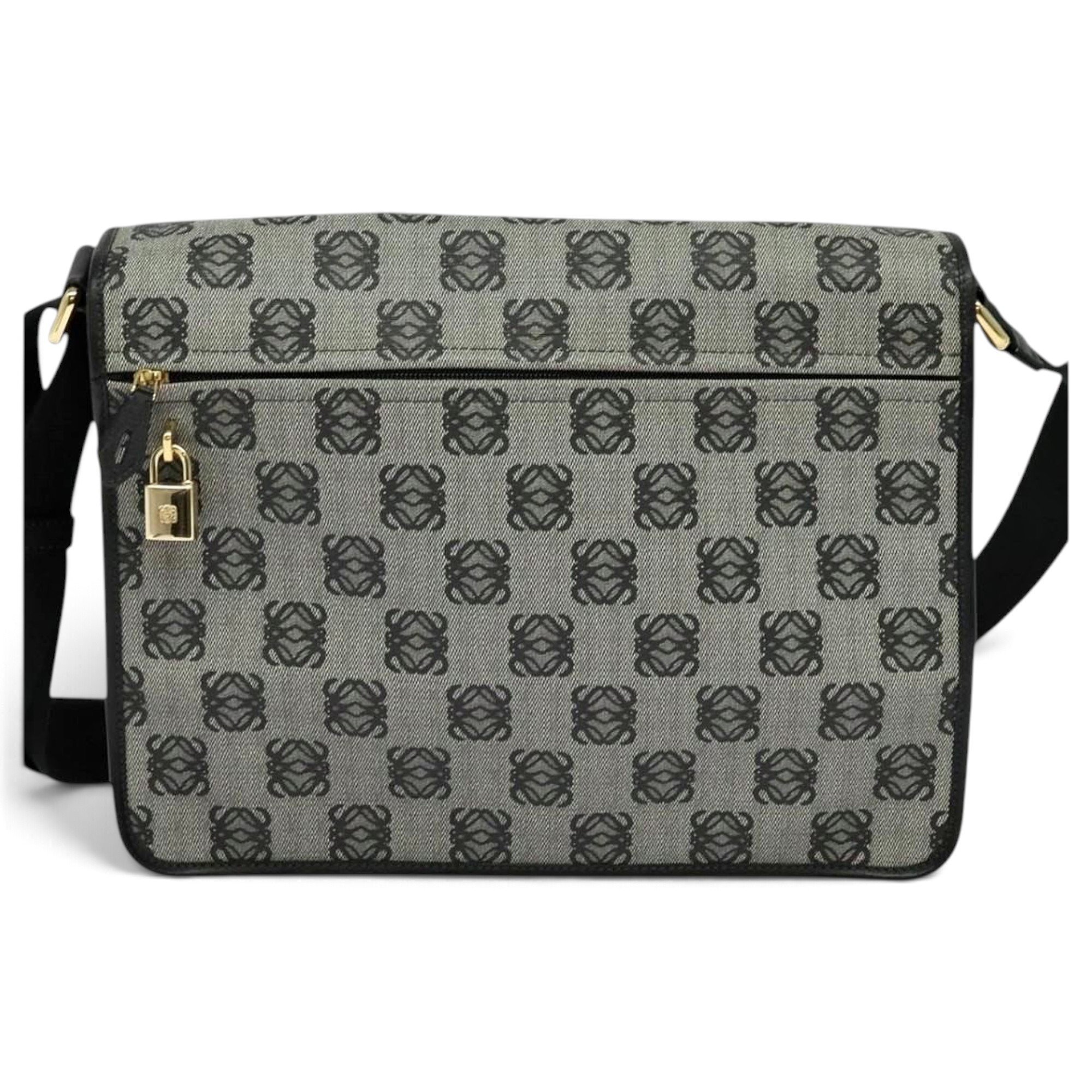 Anagram leather handbag