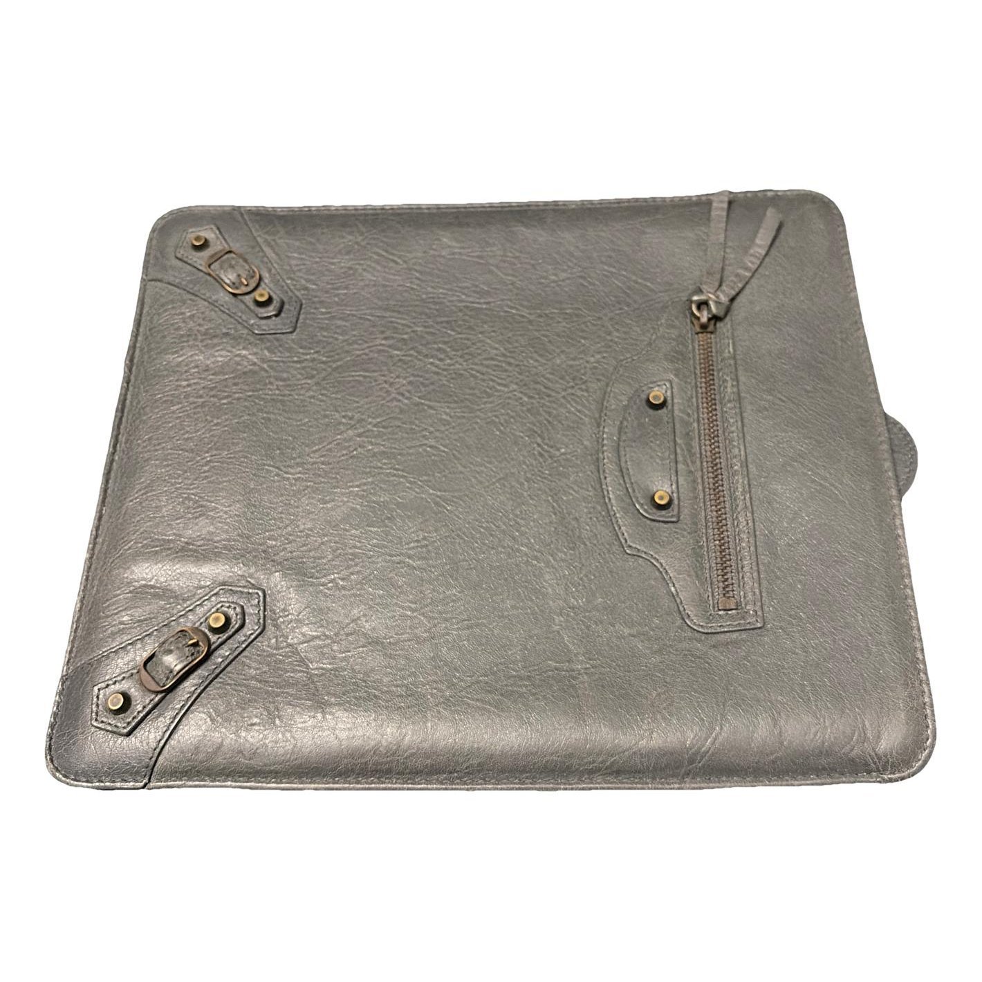 City Clip leather clutch bag