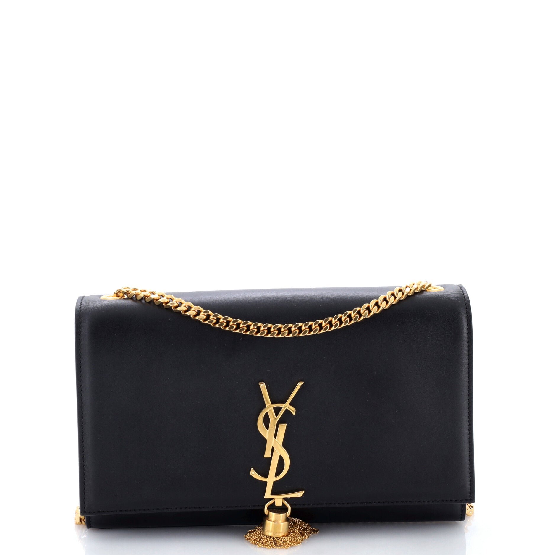 Classic Monogram Tassel Crossbody Bag Leather Medium
