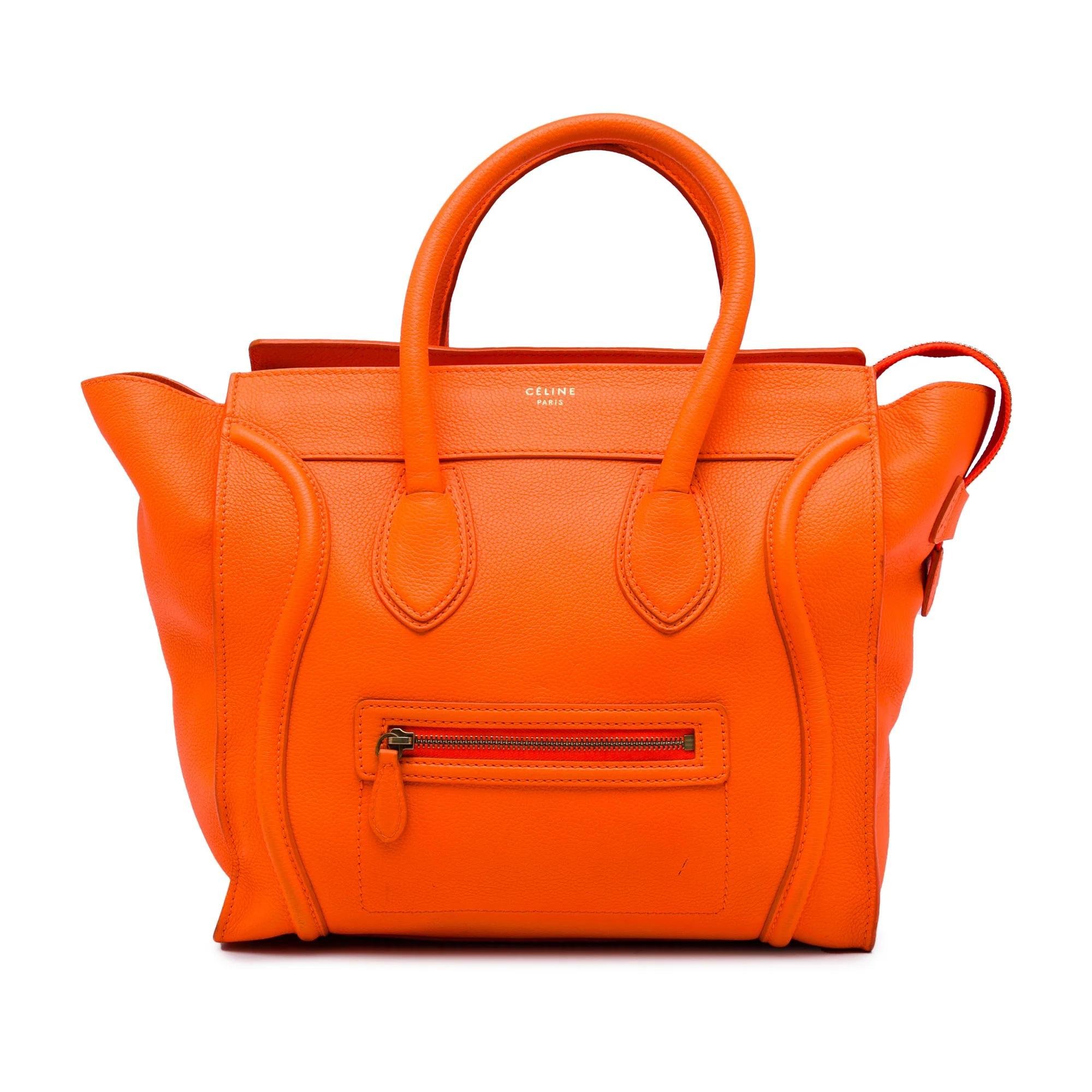 Luggage pony-style calfskin handbag