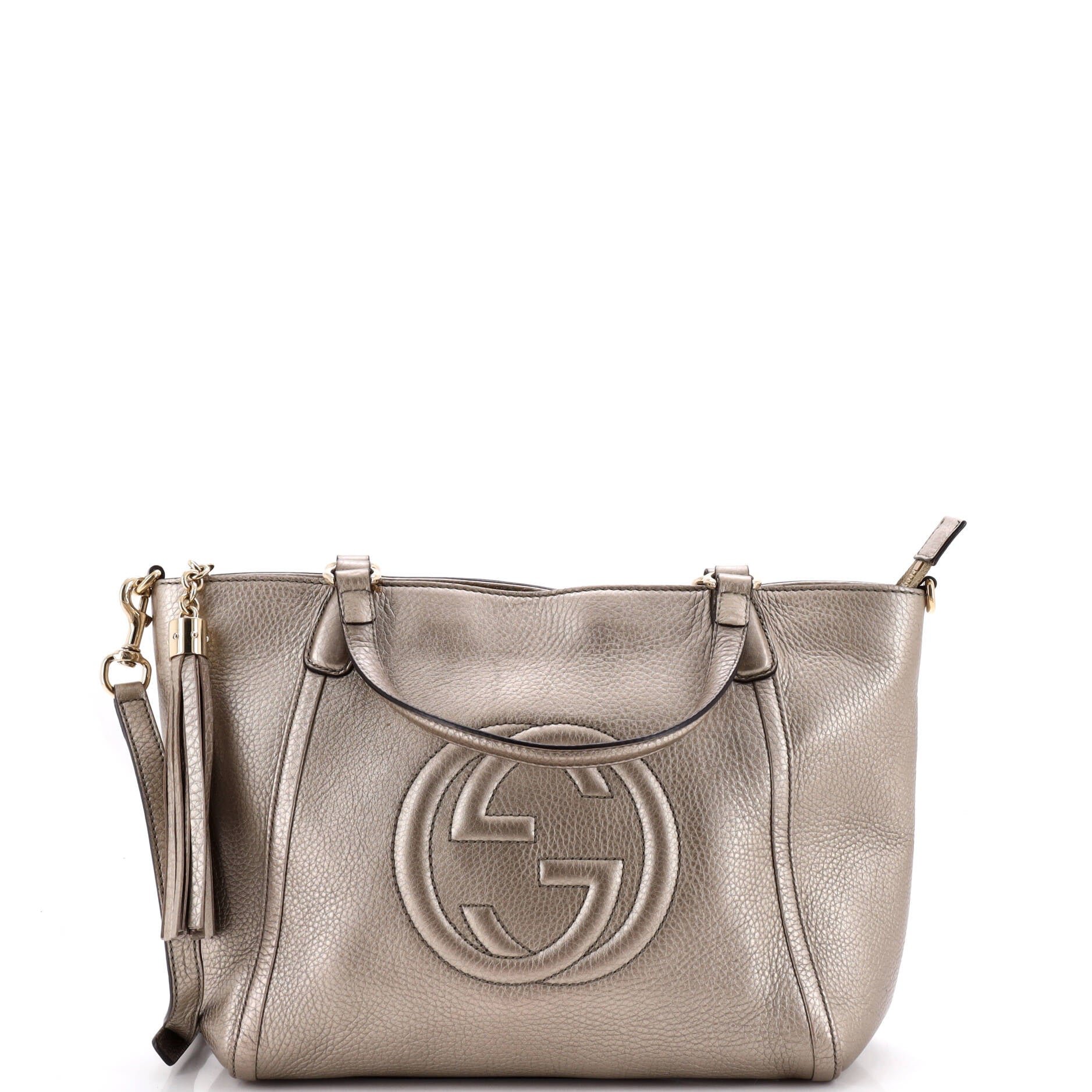 Soho Convertible Top Handle Bag Leather Small