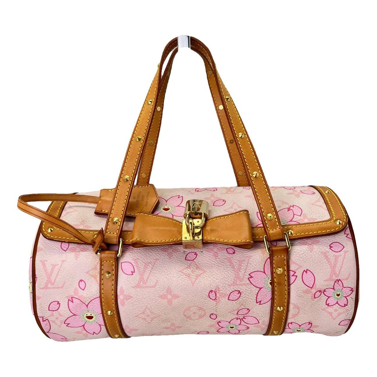 Papillon leather handbag