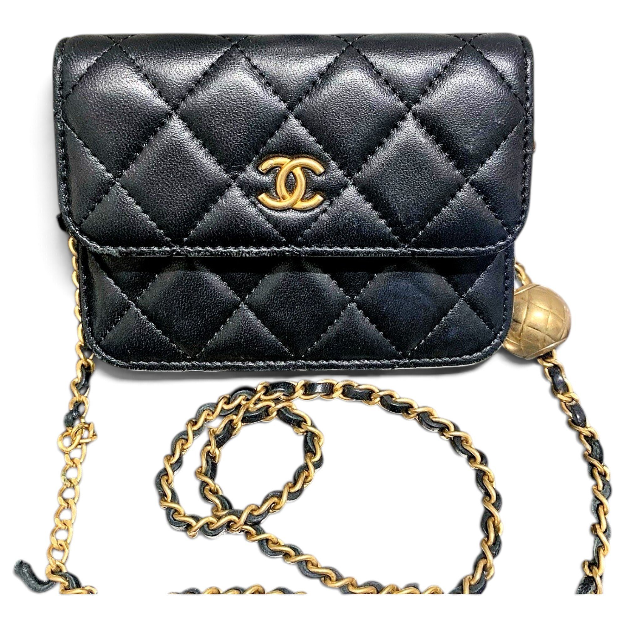 Wallet On Chain Timeless/Classique leather handbag