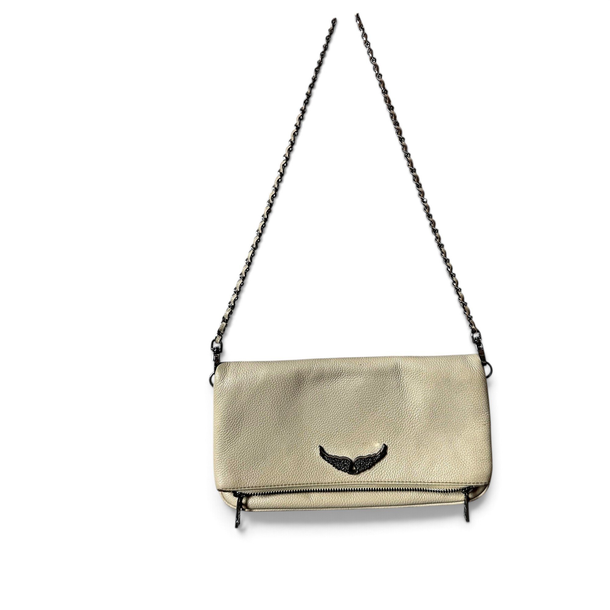 Rock leather crossbody bag