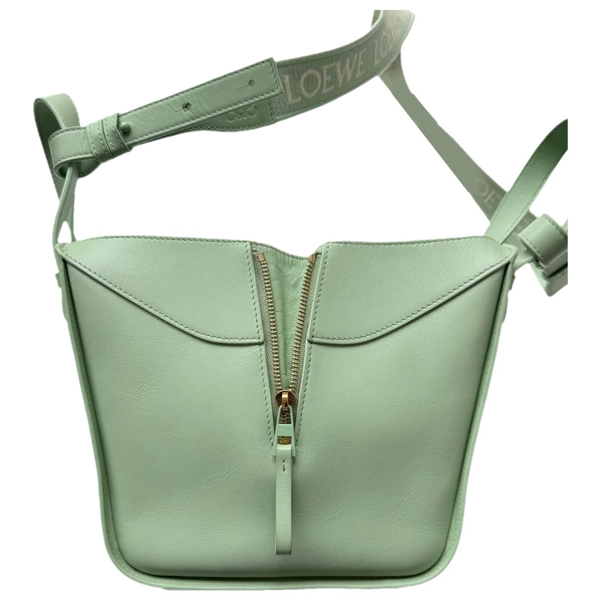 Hammock leather handbag