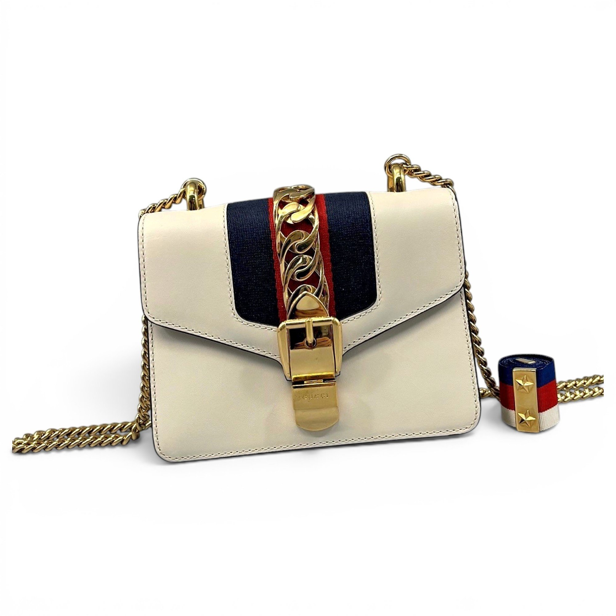 Sylvie Flap Chain leather handbag