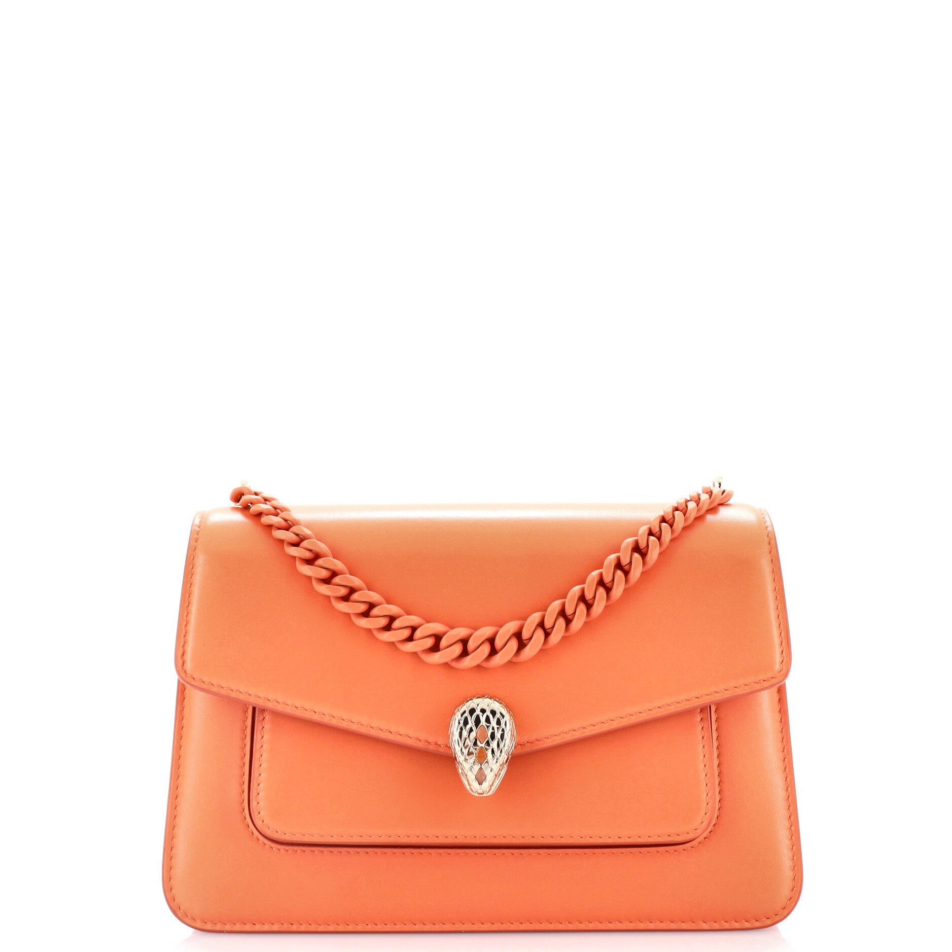 Serpenti Forever Maxi Chain Crossbody Bag Leather Small