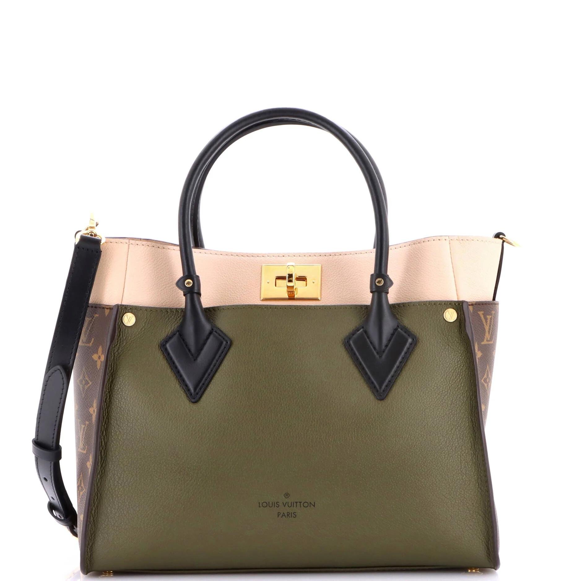 Leather tote