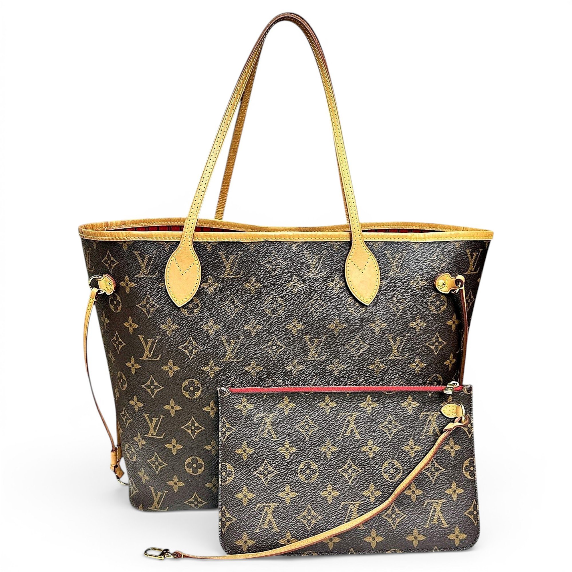 Neverfull leather handbag