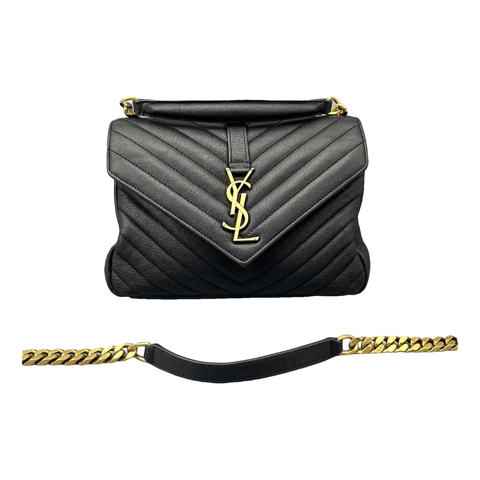 Collége monogramme leather handbag