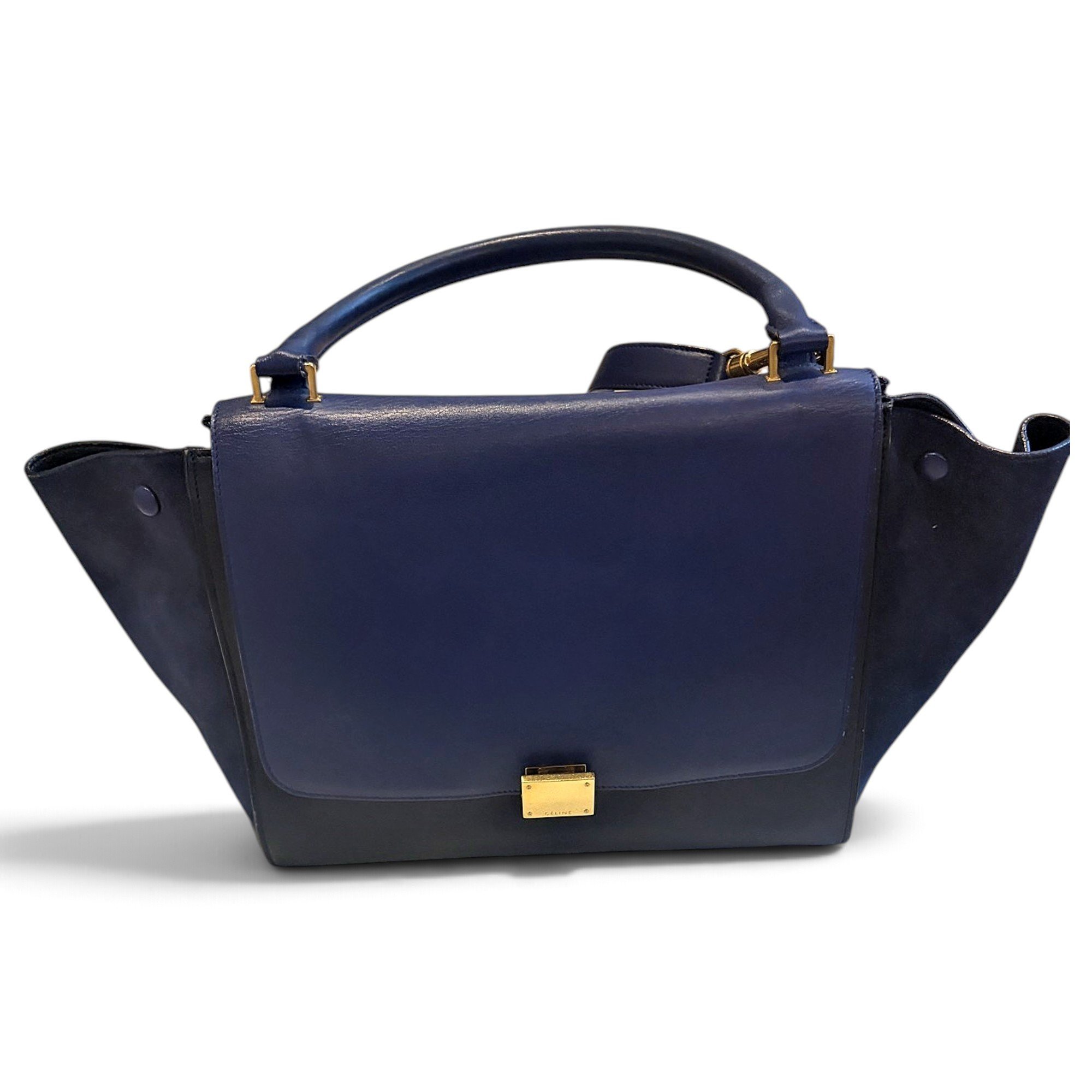 Celine Trapèze leather handbag