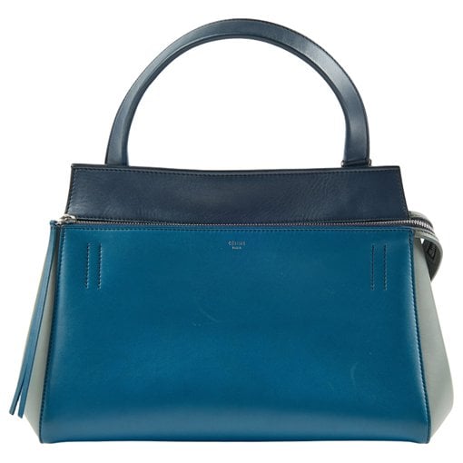 Edge leather handbag