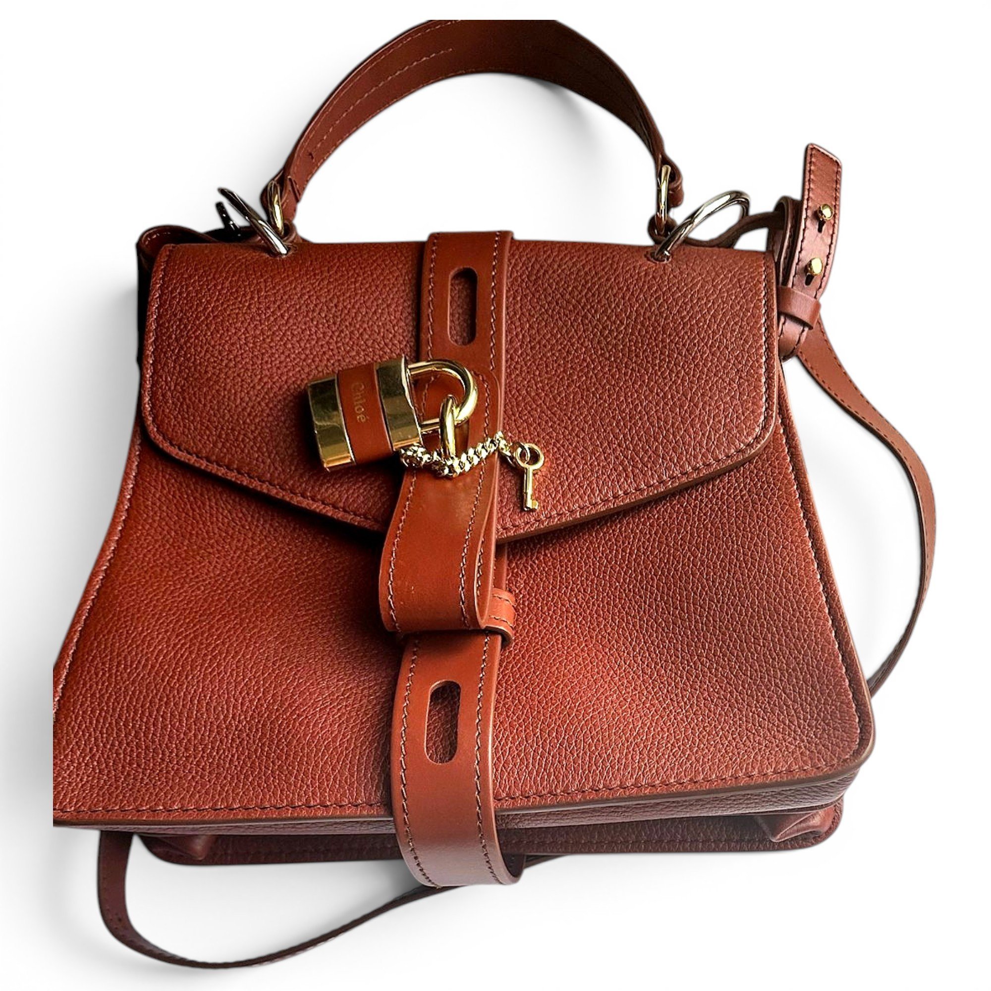 Aby Lock leather mini bag