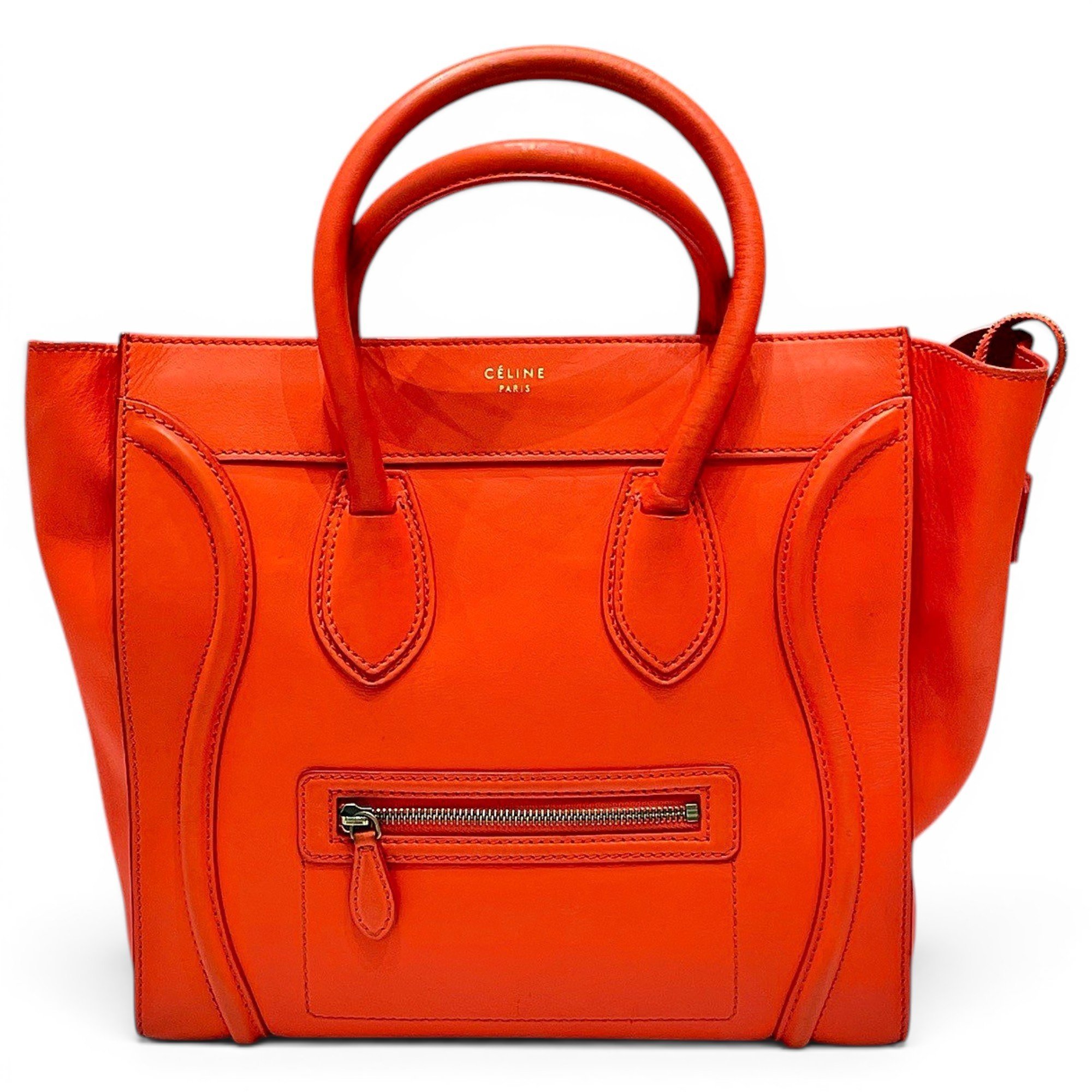 Luggage leather handbag