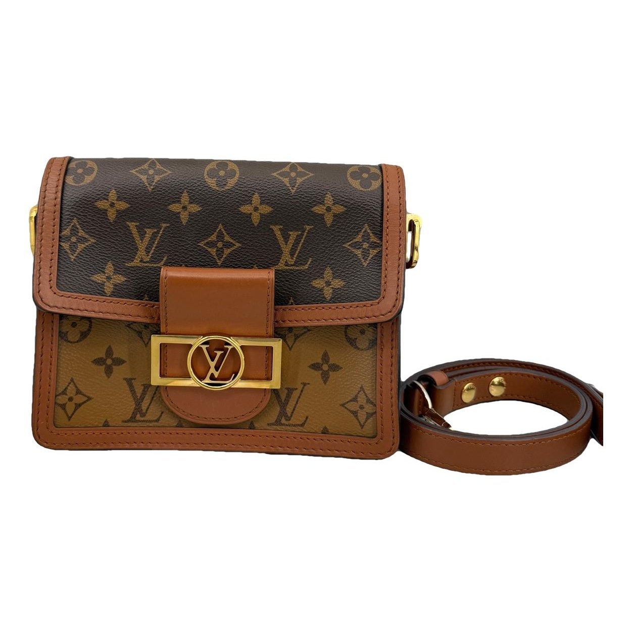 Dauphine leather handbag