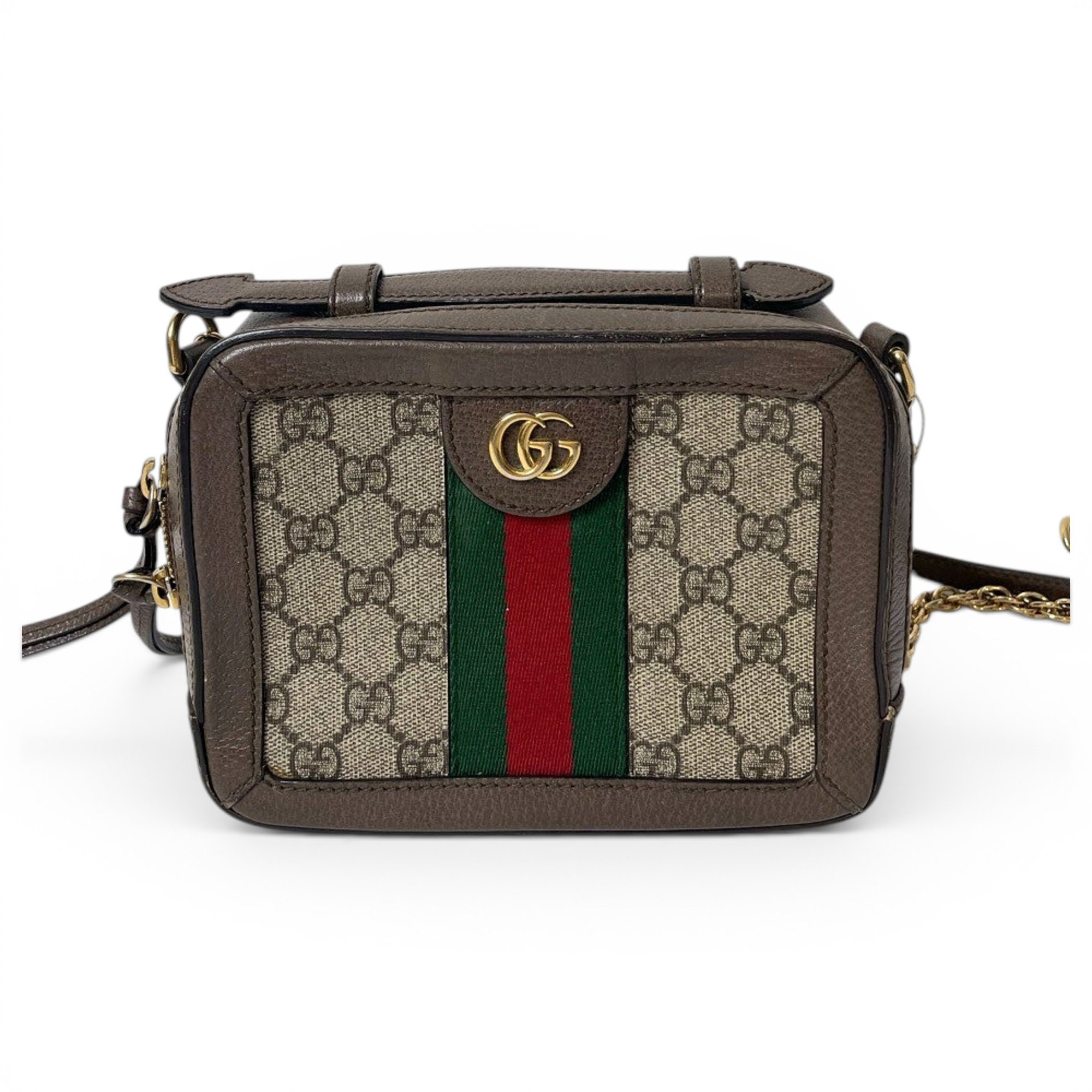 Ophidia leather crossbody bag