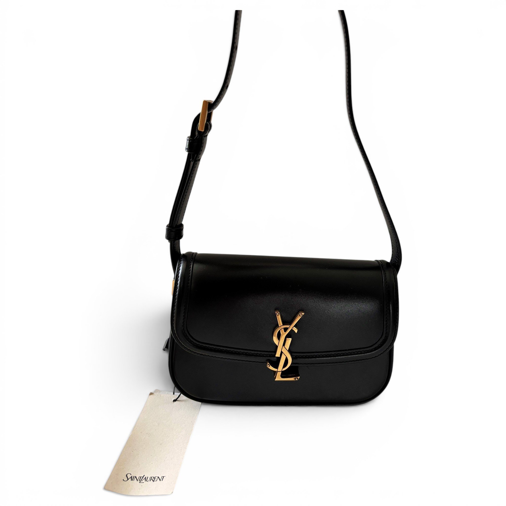 Solférino leather handbag